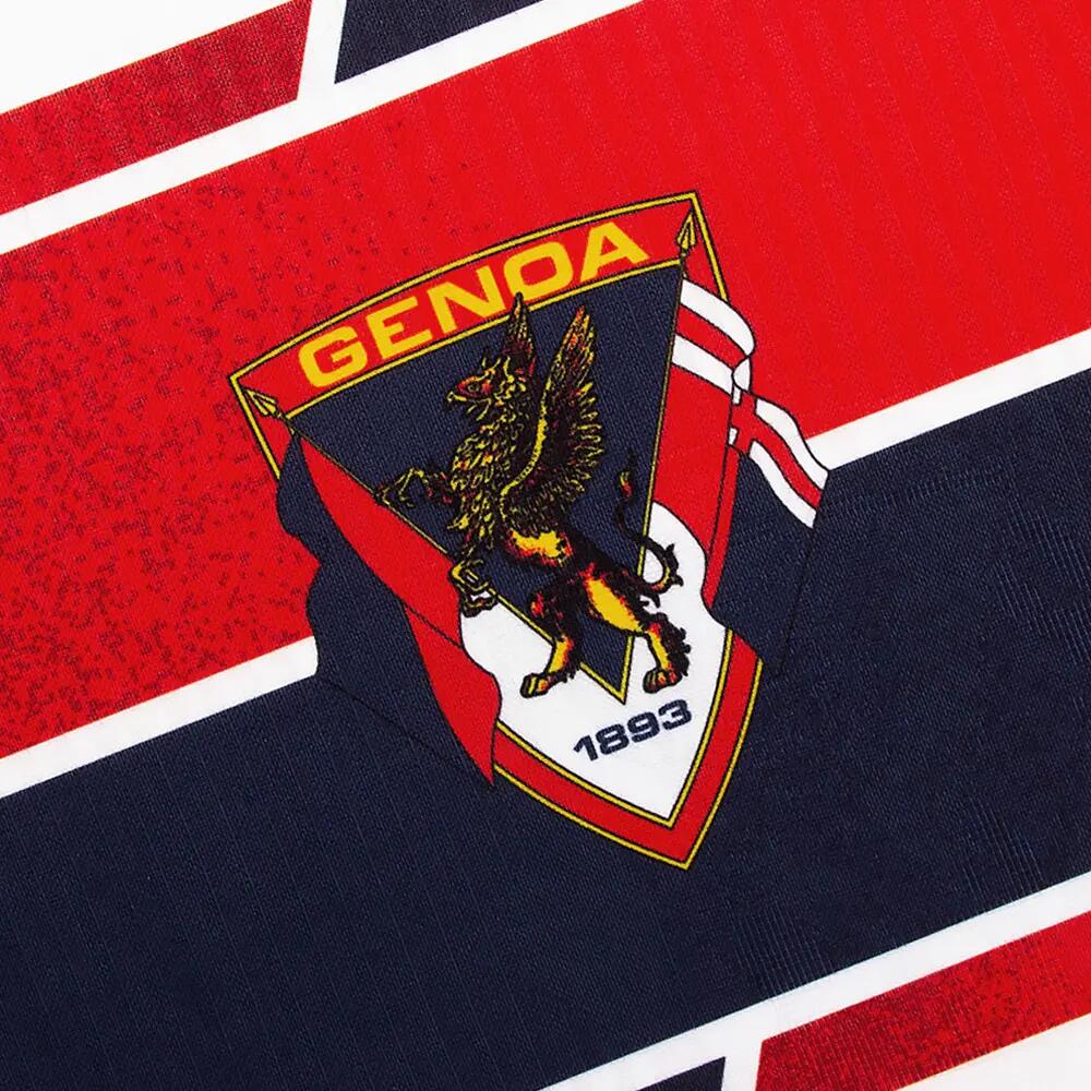 Genoa CFC 1993 Trasferta - Maglia da Calcio Rétro - Bianca – COPA Football 4/7