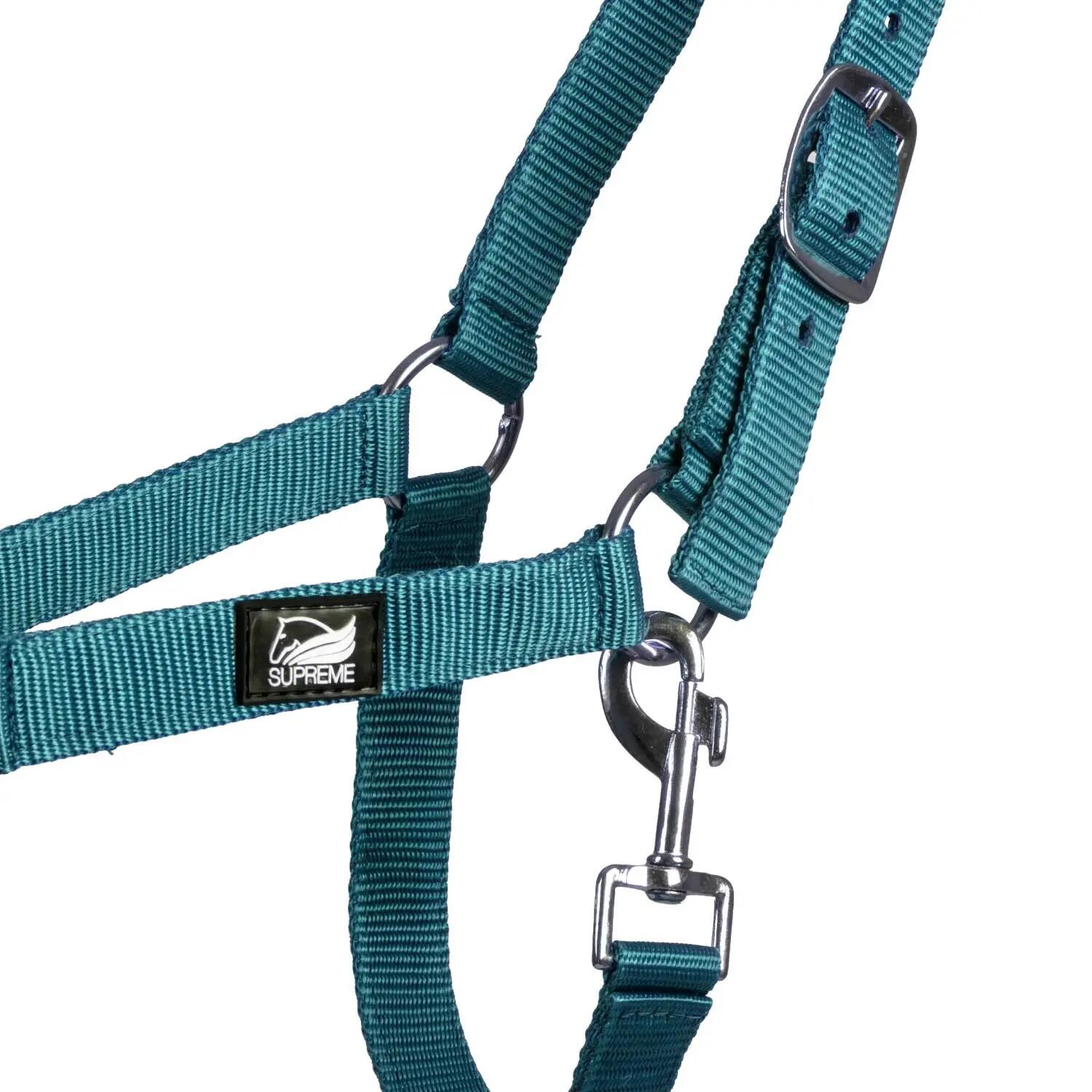 Nylon halter double adjustment 3/4