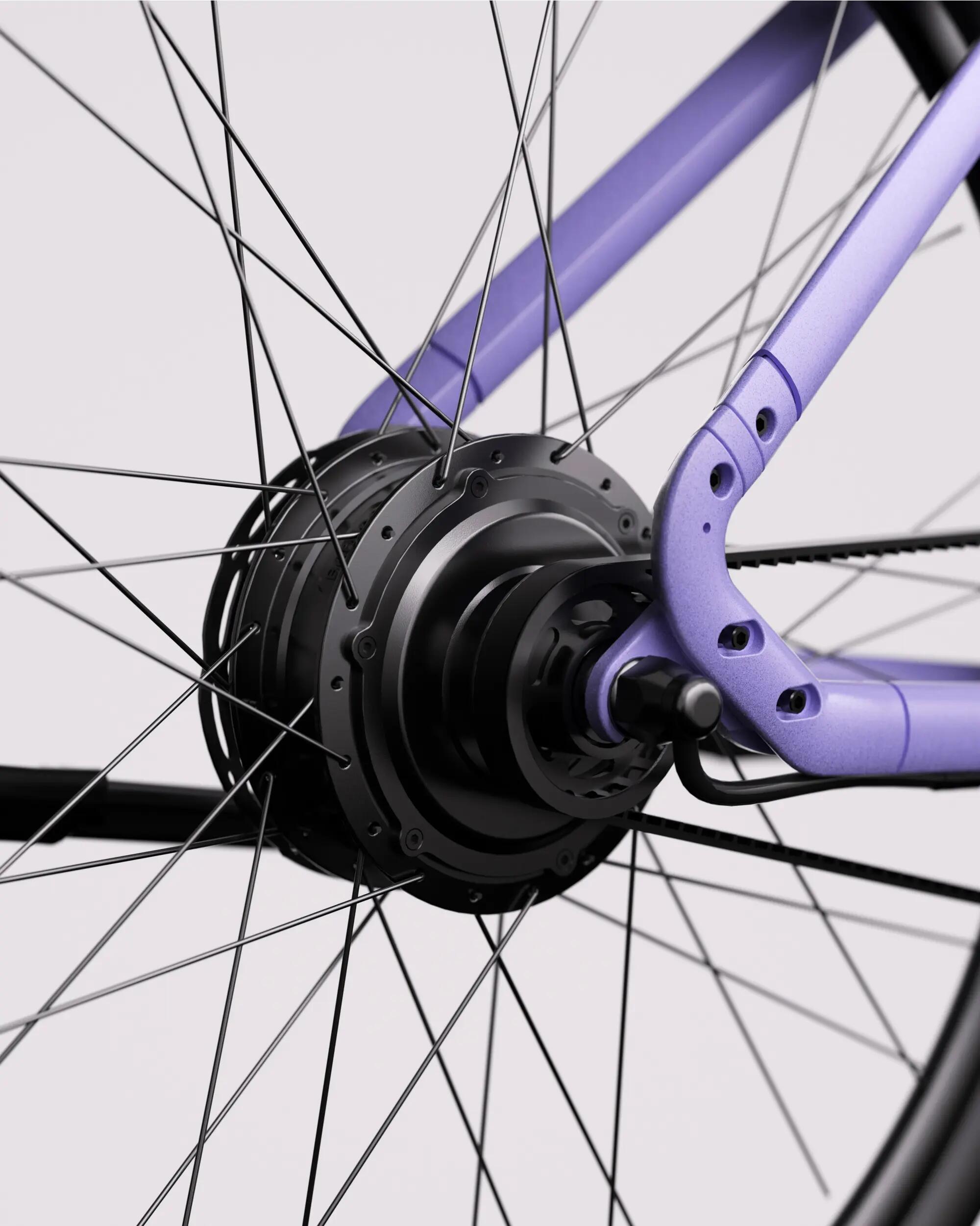 Bodywel JB105 Mestský elektrický bicykel 250W stredový motor 36V 10Ah remeňový p 5/6