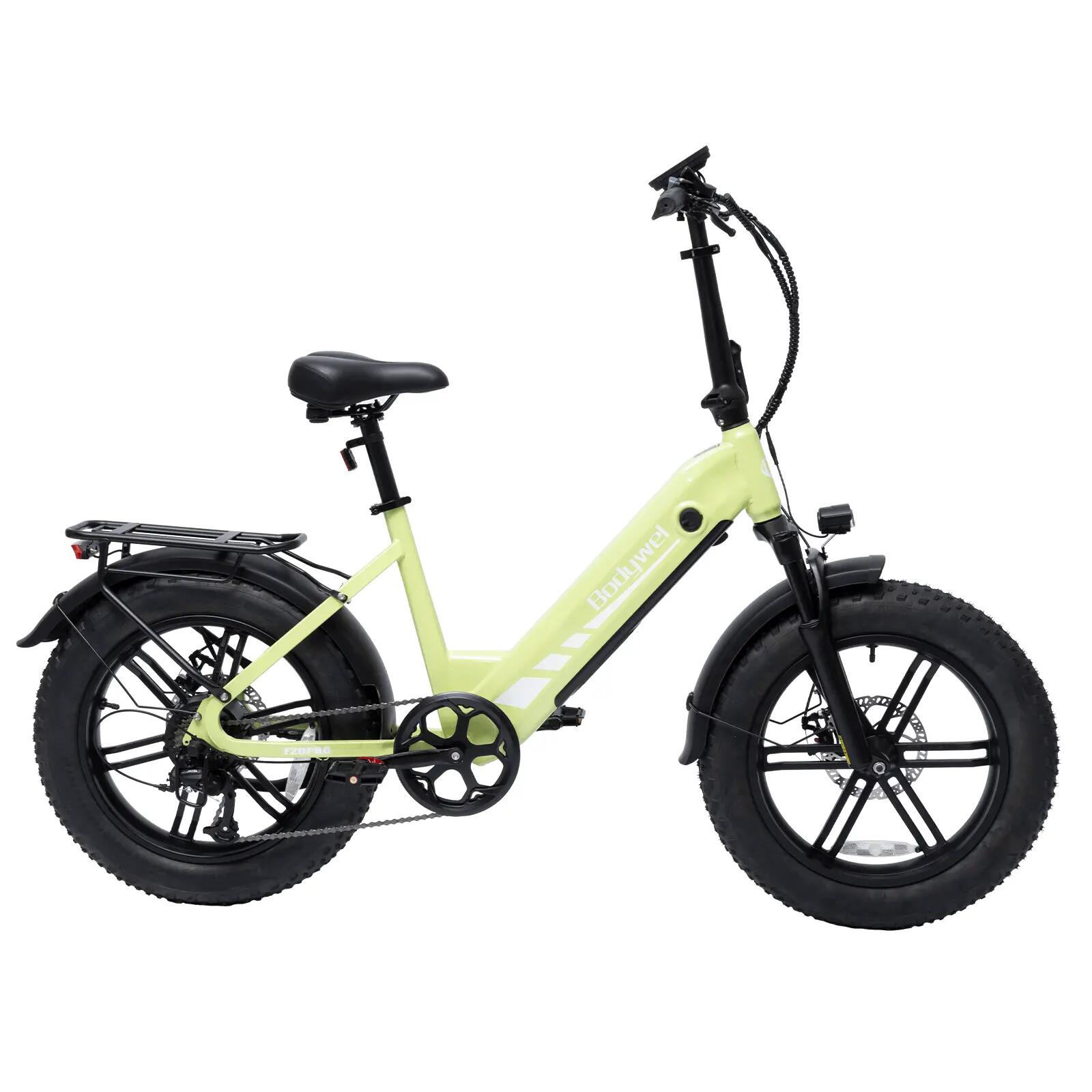 Bodywel F20PRO Skladací elektrický bicykel 20palcov široké pneumatiky BAFANG 250 5/5