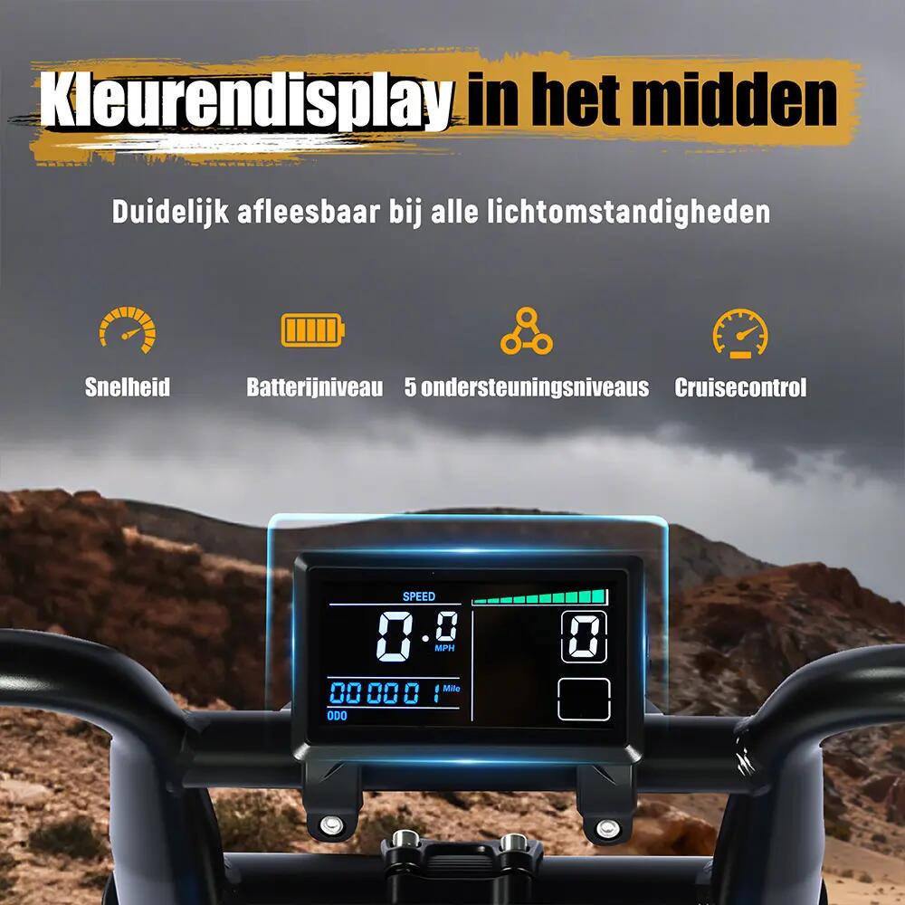 Elektrický bicykel Eskute V202 20" 250W motor 48V 20,8Ah 7 rýchlostí 7/9