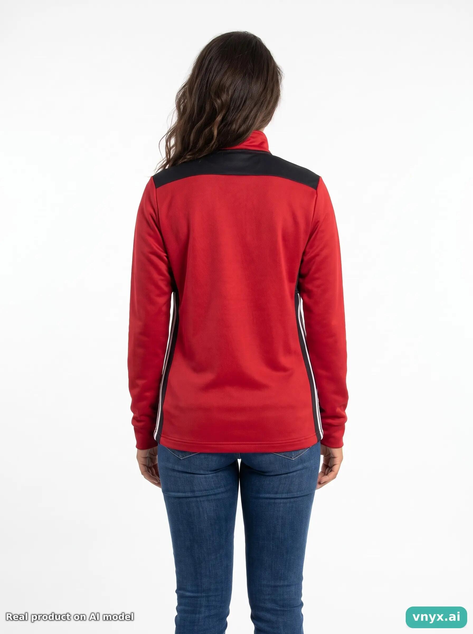 Second Life - Adidas Sports Jacket in Red size S 2/5