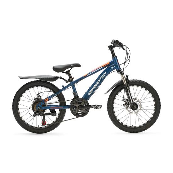 Generation M-760 Mountainbike 20 Zoll – Blau – Schutzbleche – 6 bis 8 Jahre