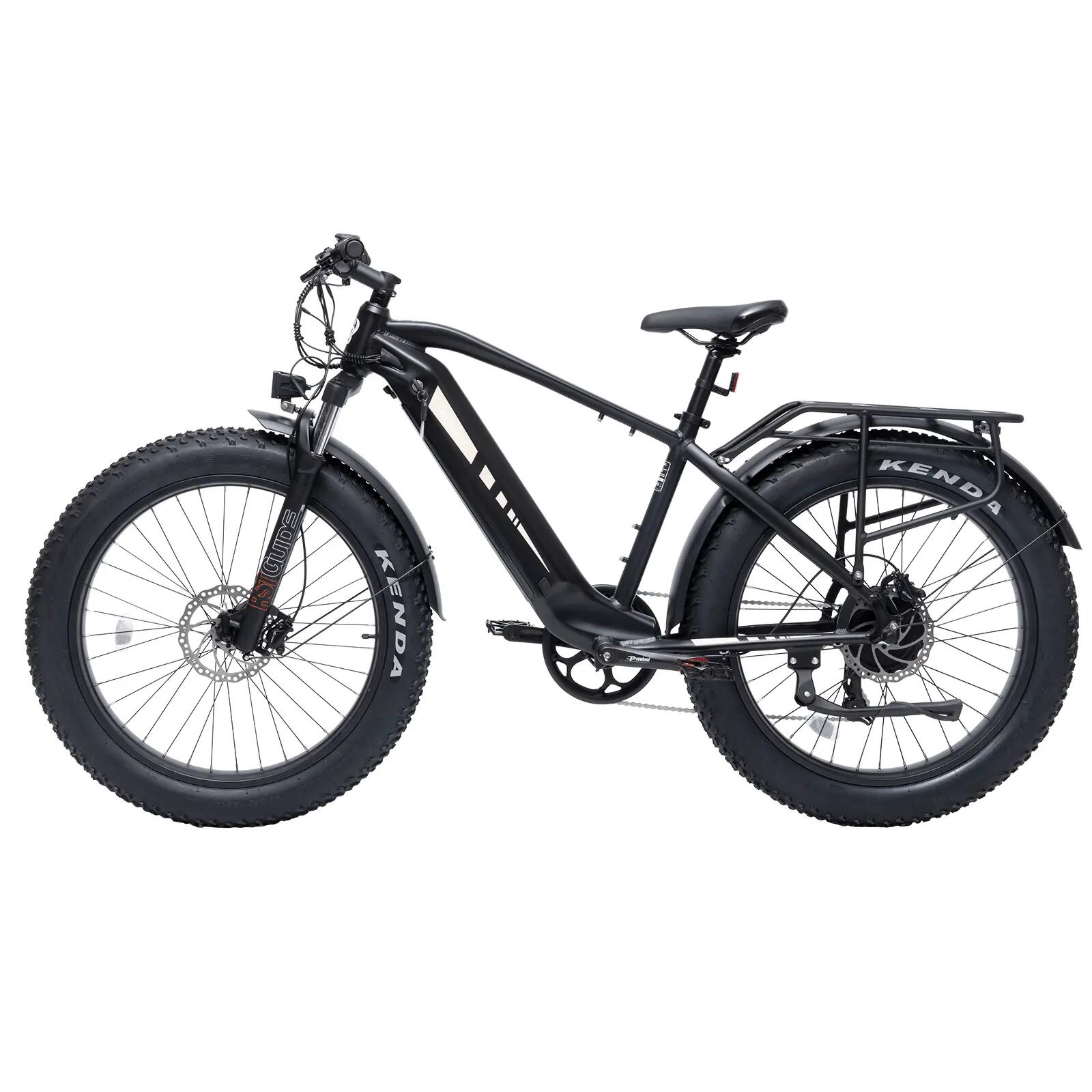 Bodywel D6 Bicicleta eléctrica neumáticos anchos 26pulg 48V 15Ah 150kg 7 velocid 4/4