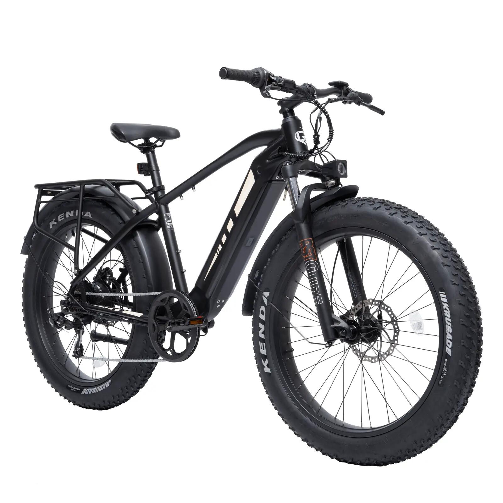 Bodywel D6 Bicicleta eléctrica neumáticos anchos 26pulg 48V 15Ah 150kg 7 velocid 2/4