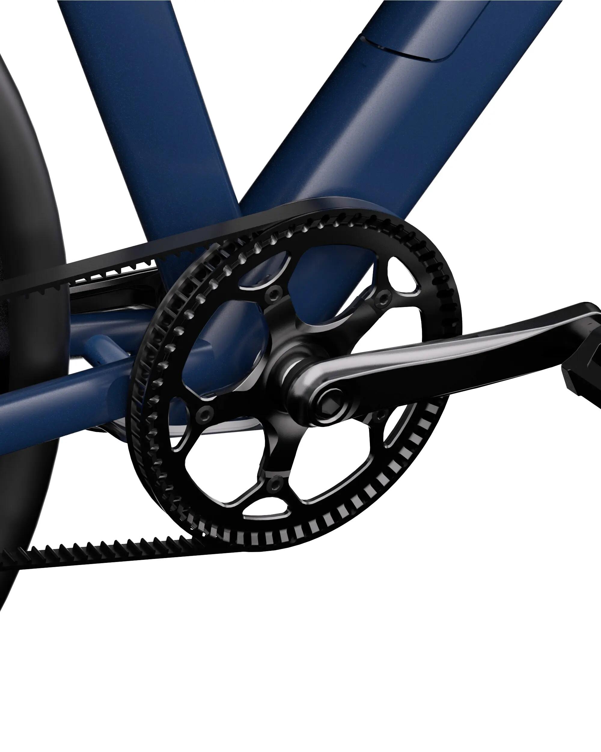 Bodywel JB1018 Mestský elektrický bicykel 250W stredový motor 36V 10Ah remeňový 5/7