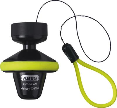 Abus granit 68 victory x-plus roll up schijfremslot art 4 - geel