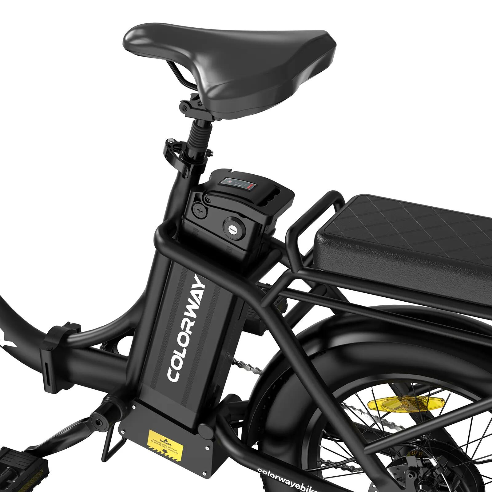 Skladací Elektrický Bicykel 20" 432Wh 60 km Pneumatiky 20×3.0 BK6MG 5/6