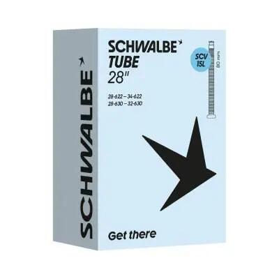 Schwalbe binnenband nr. 15l 28 inch - butyl binnenband 28-34-622 en 28-32...