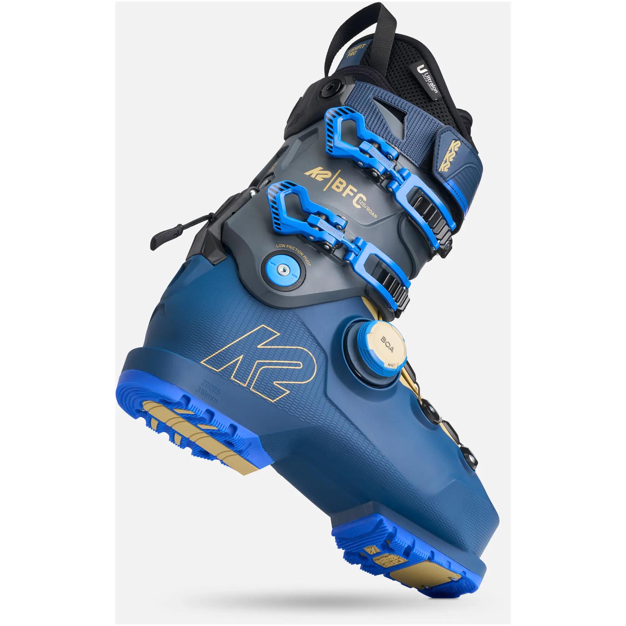 Sporty zimowe Męskie K2 BFC 120 BOA Buty Narciarskie Męskie - 25.5 - Niebieski 5/5