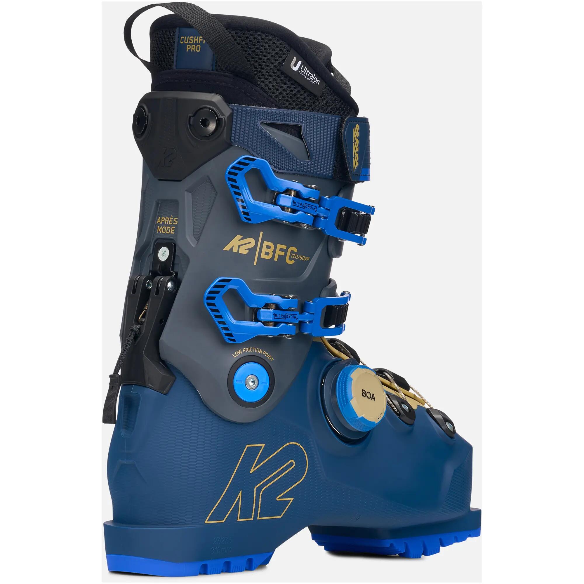 Sporty zimowe Męskie K2 BFC 120 BOA Buty Narciarskie Męskie - 25.5 - Niebieski 3/5