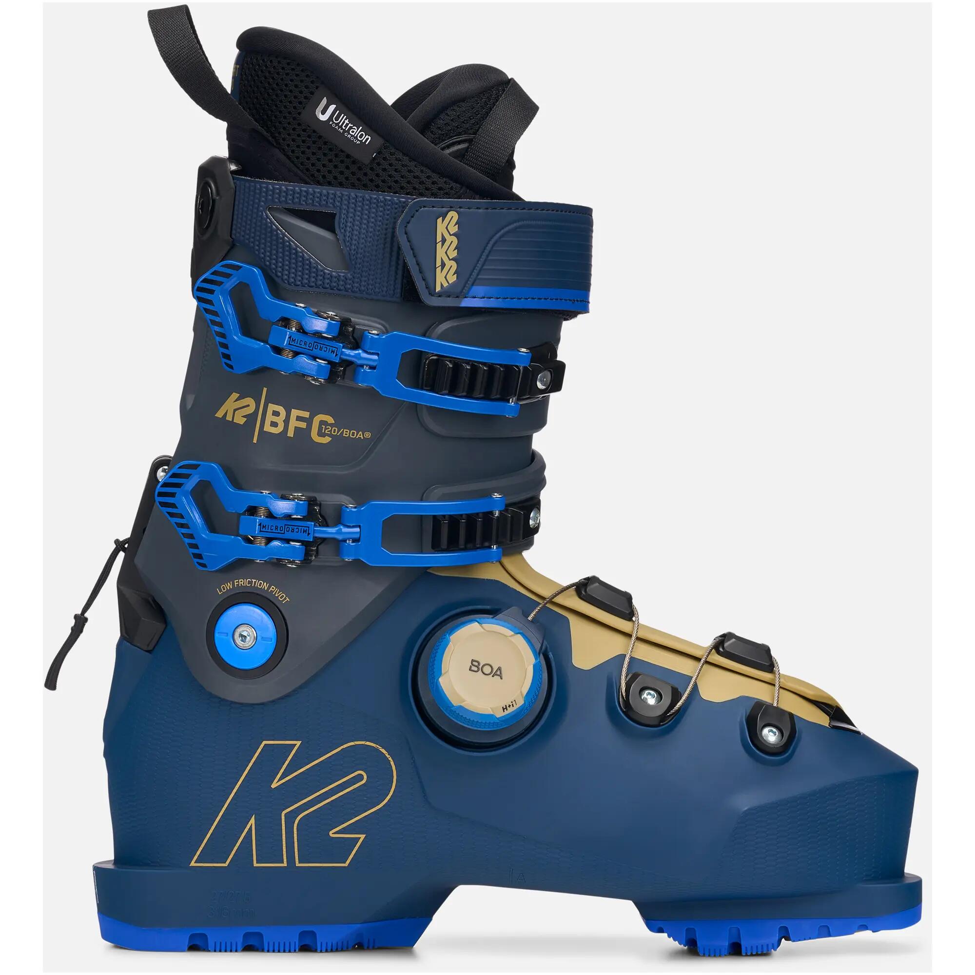 Sporty zimowe Męskie K2 BFC 120 BOA Buty Narciarskie Męskie - 25.5 - Niebieski 2/5
