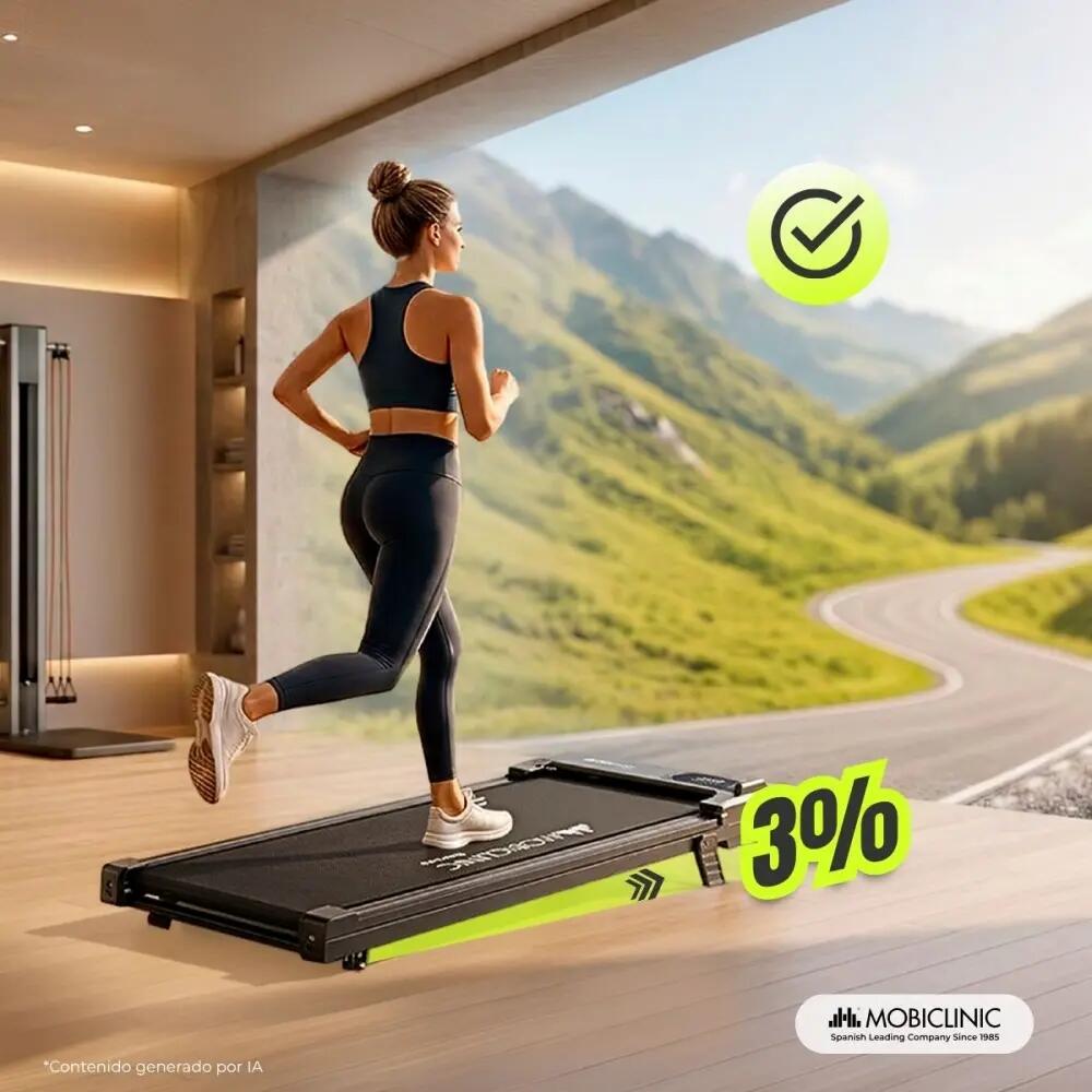 Tapis roulant 6 km/h inclinazione manuale tapis da camminata 5/7