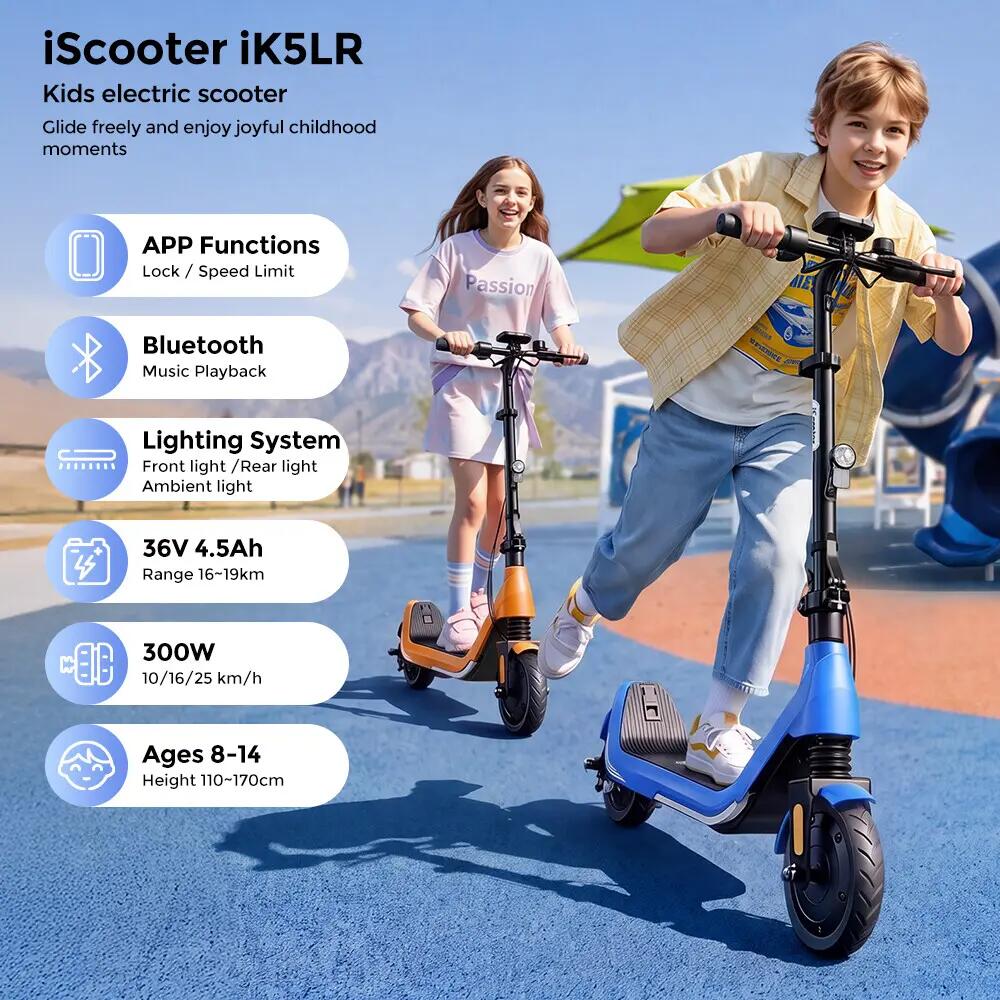 iscooter iK5LR elektrická kolobežka, 300W, 36V 4,5Ah batéria 4/11