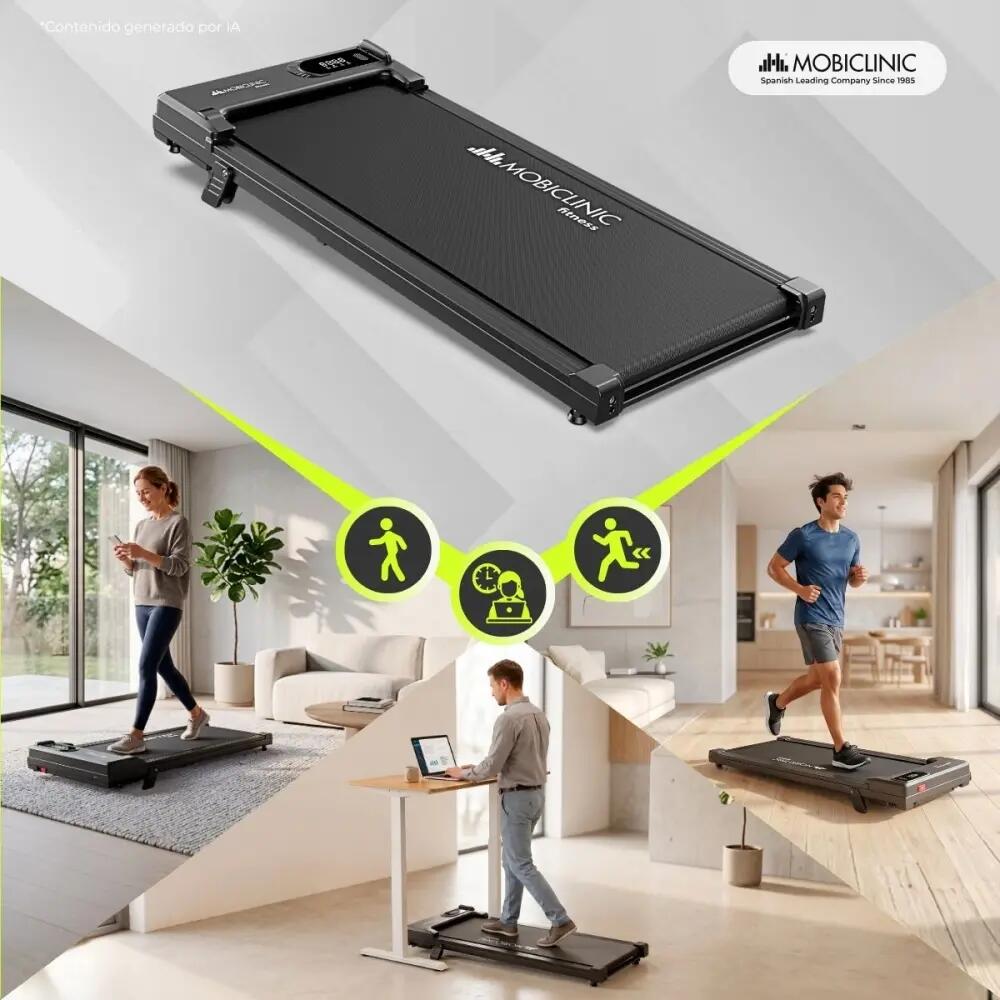 Tapis roulant 6 km/h inclinazione manuale tapis da camminata 4/7