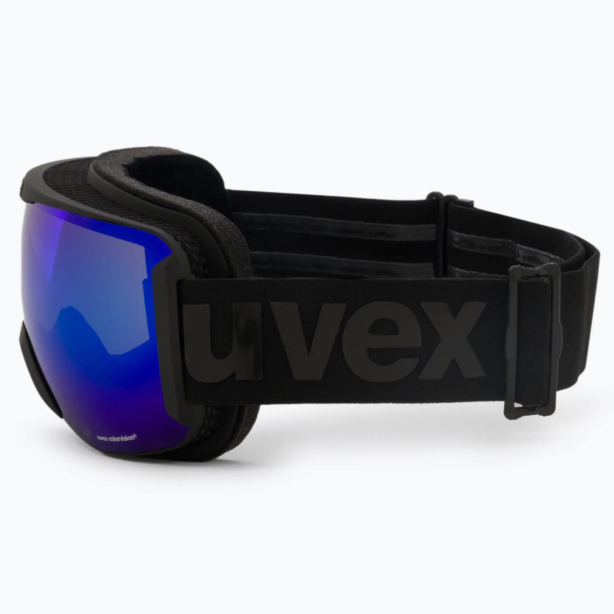 Skibril / Snowboardbril Downhill 2100 Cv Black Mat Heren 4/6