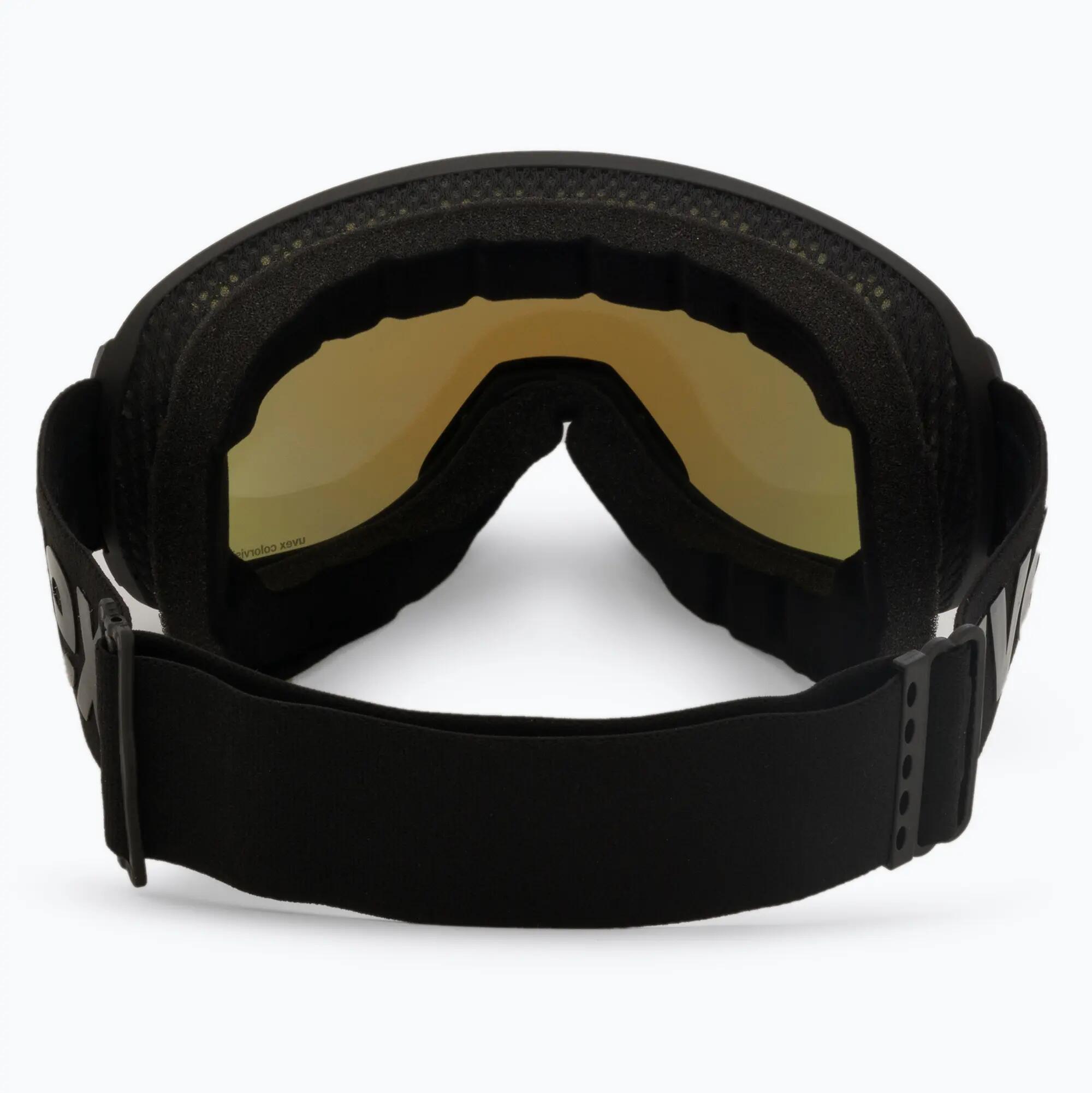 Skibril / Snowboardbril Downhill 2100 Cv Black Mat Heren 3/6