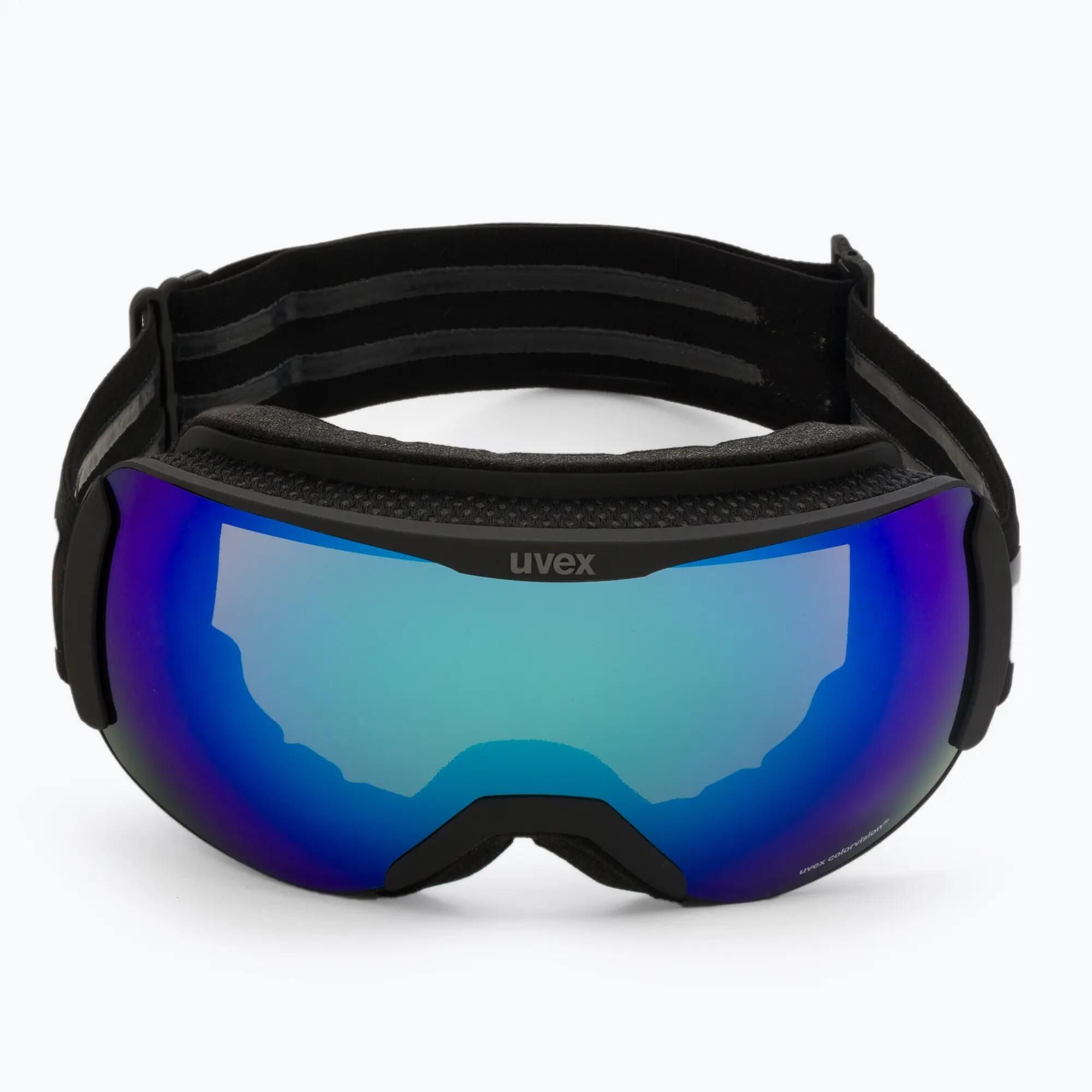 Skibril / Snowboardbril Downhill 2100 Cv Black Mat Heren 2/6