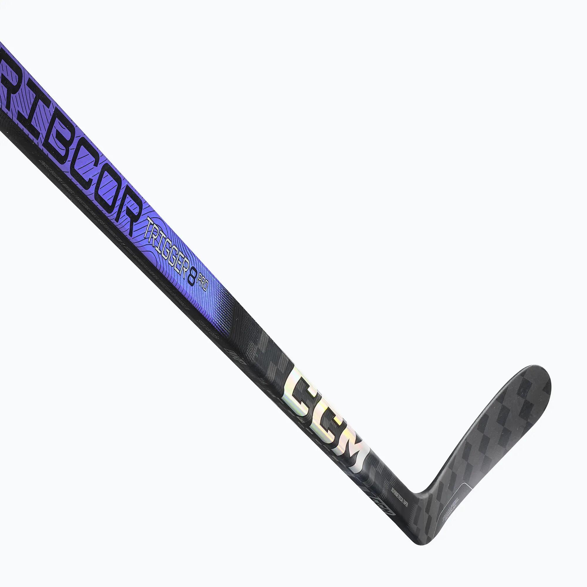 Crosă compozită de hochei CCM Ribcor Trigger 8 Pro Senior, neagră – L 2/7