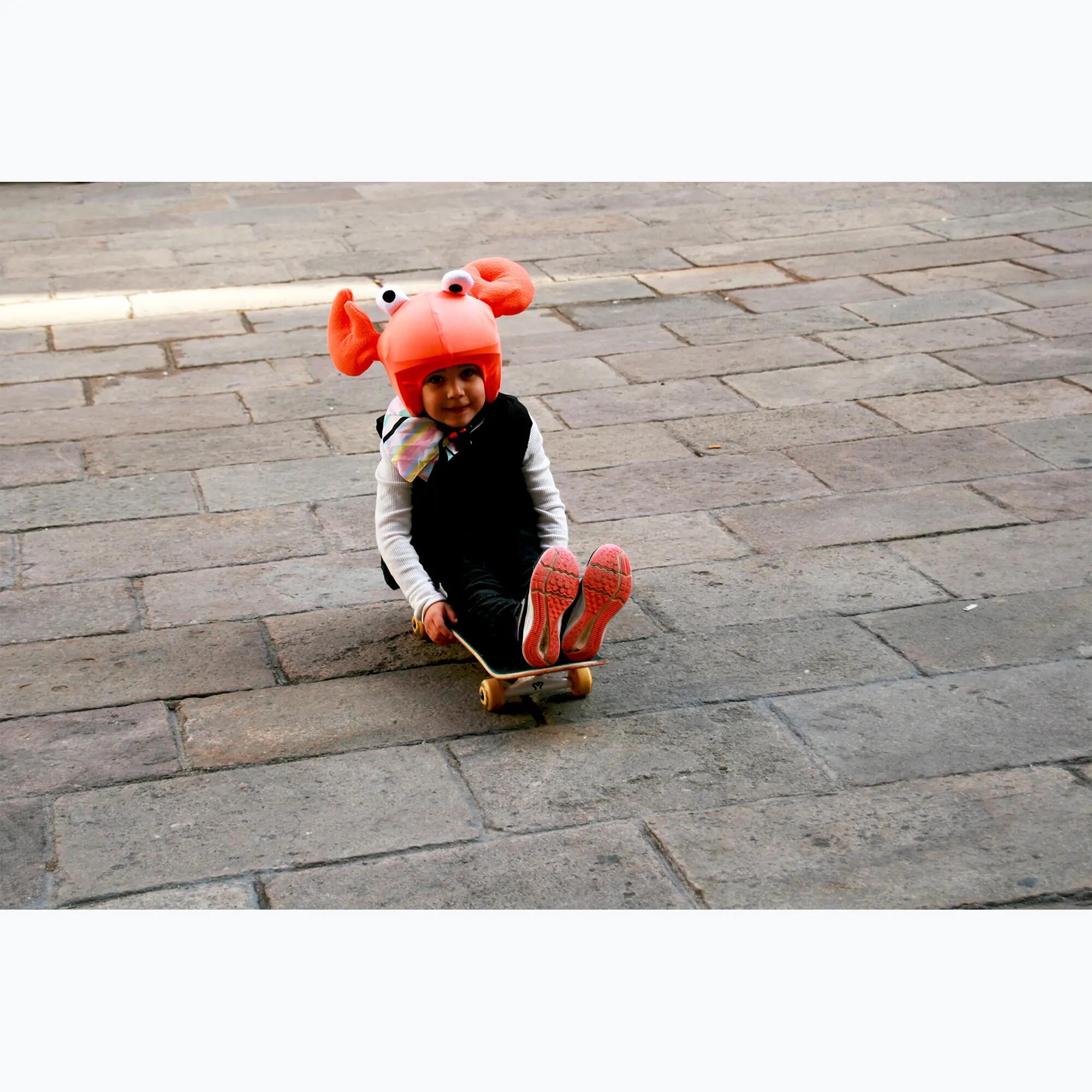 Fietshelm dekking voor kinderen Coolcasc Animals Crab 7/7