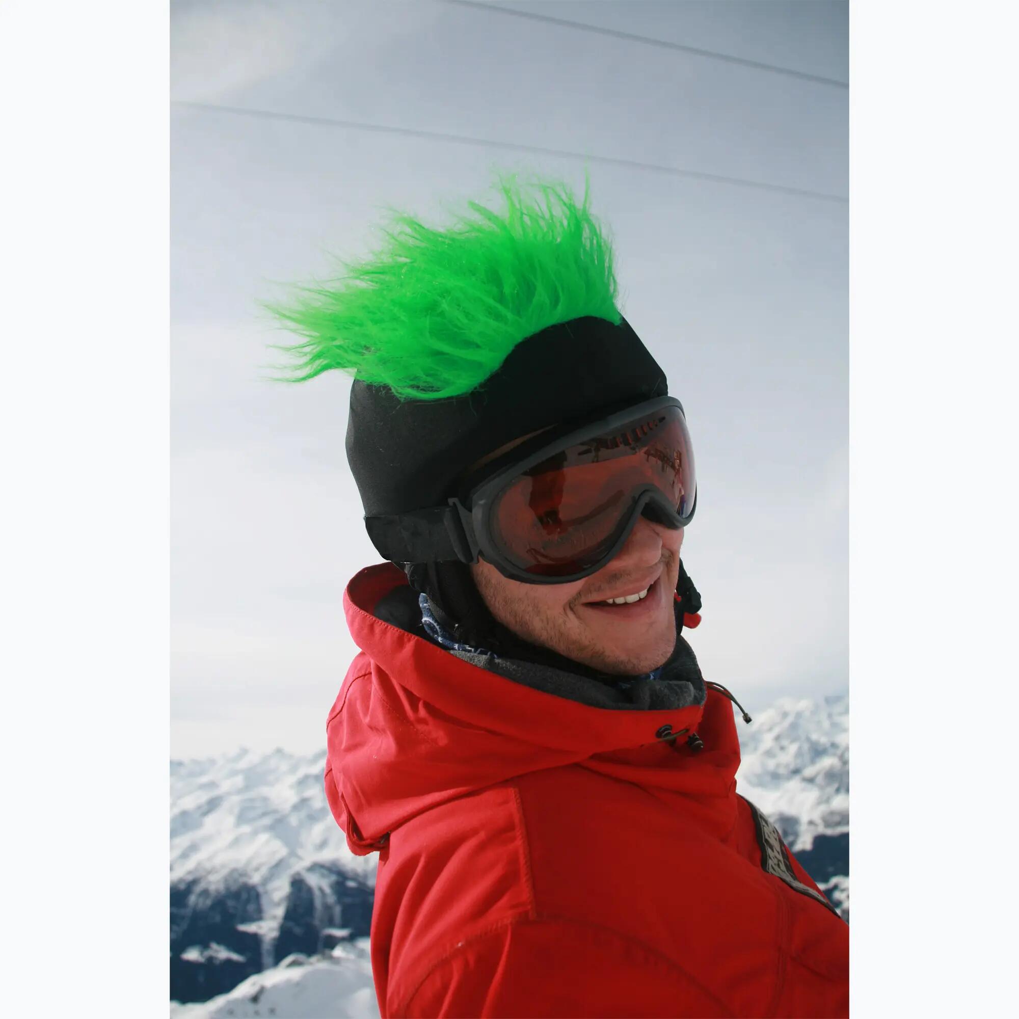 Housse de casque fantaisie-Coolcasc-Furry Green-Taille unique 6/7