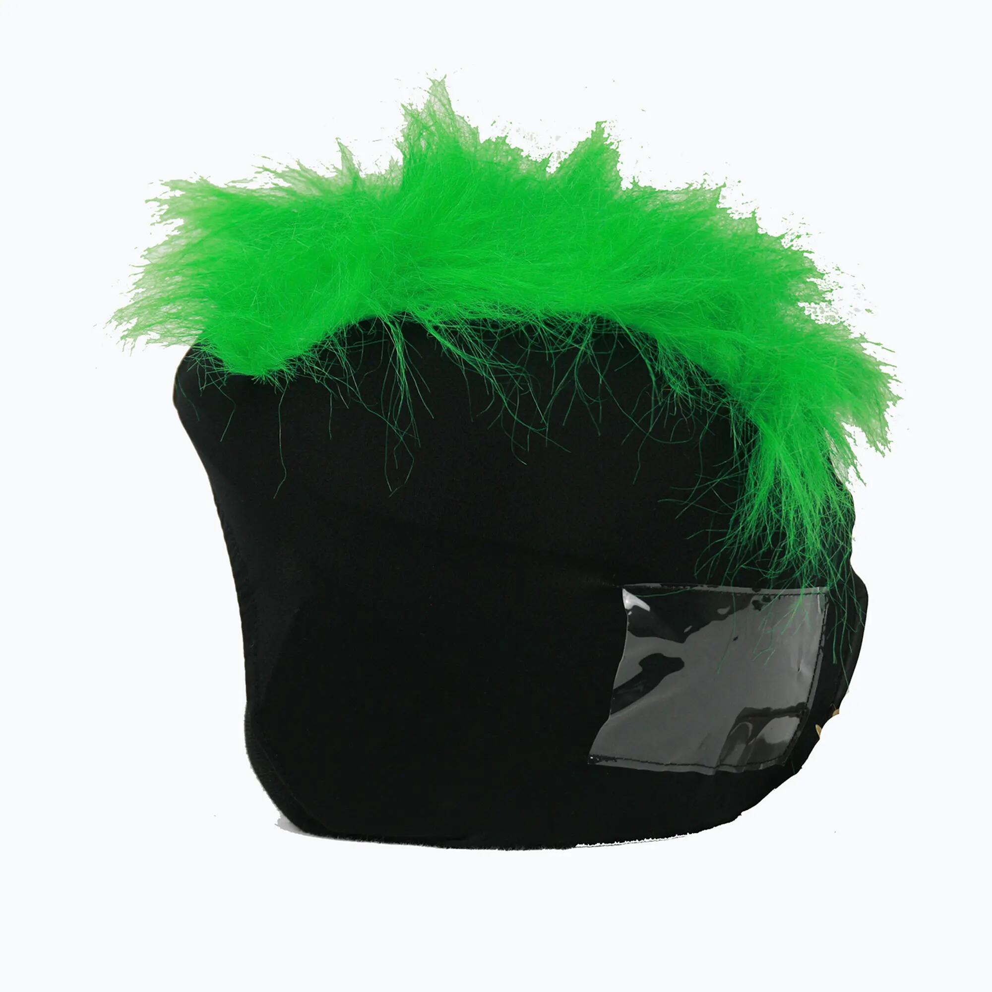 Housse de casque fantaisie-Coolcasc-Furry Green-Taille unique 4/7