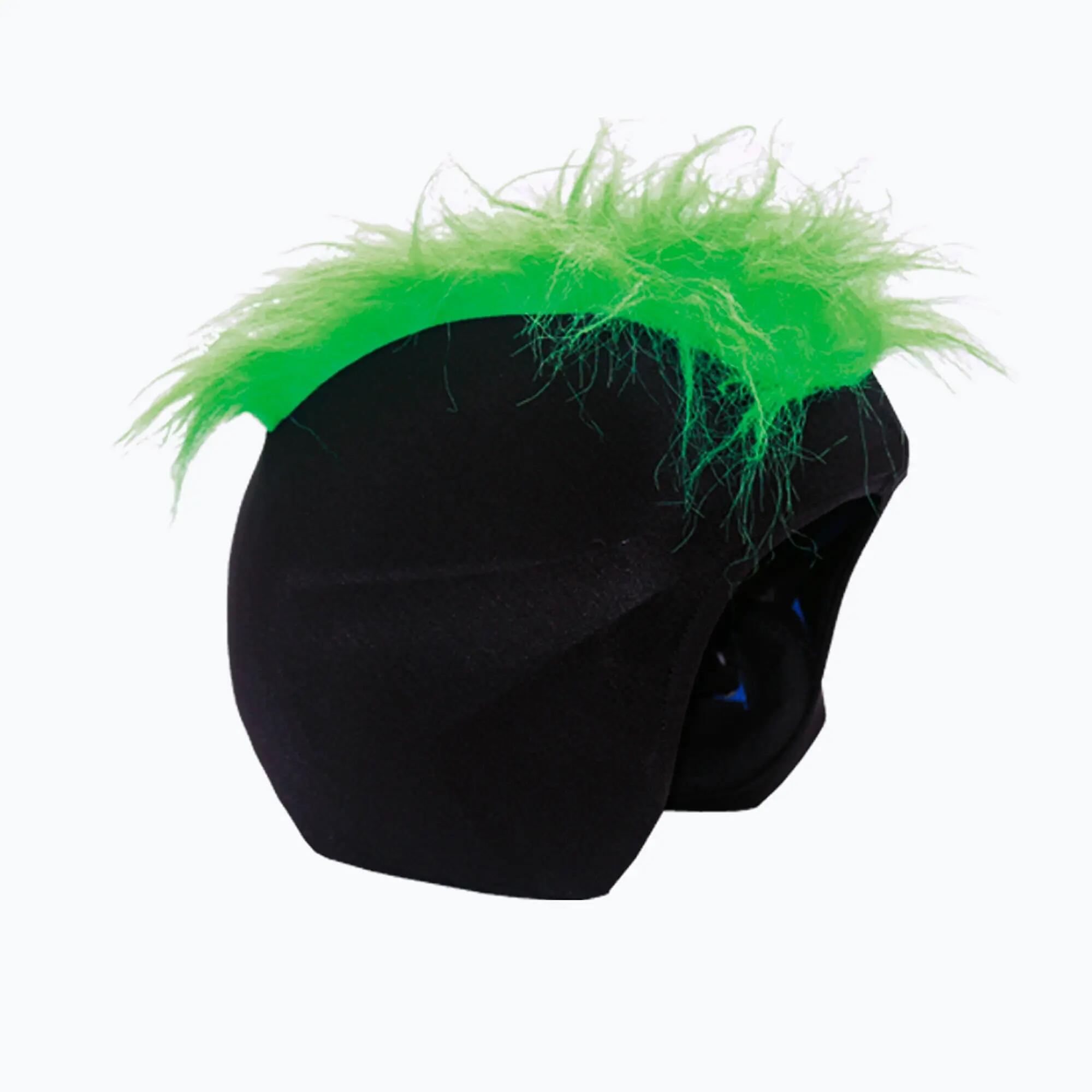Housse de casque fantaisie-Coolcasc-Furry Green-Taille unique 2/7