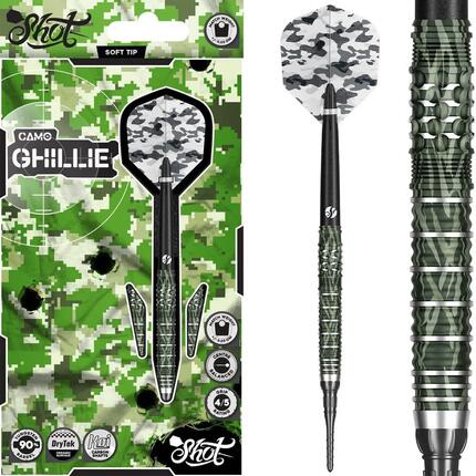 Camo Ghillie 90% Softtip Dartpijlen