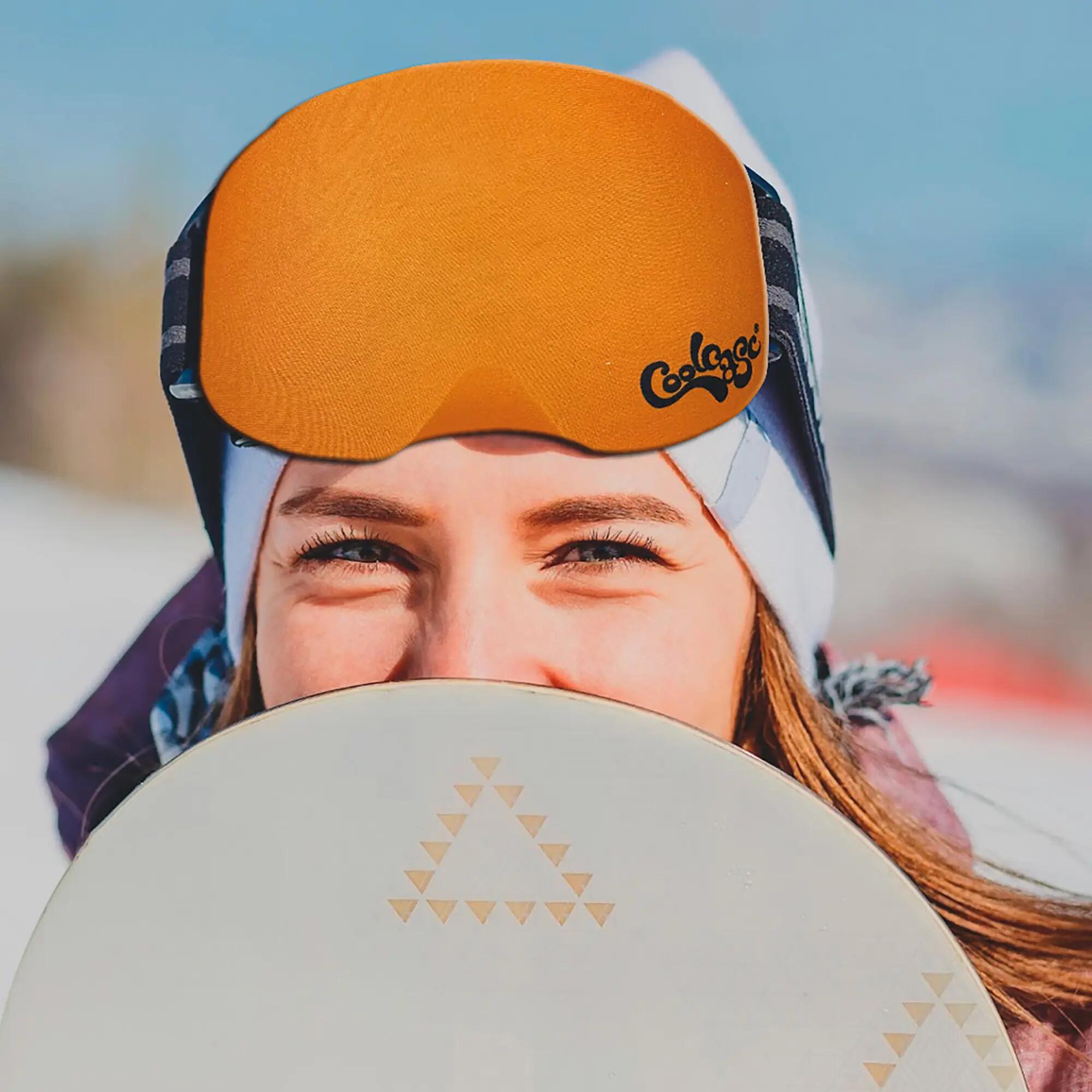 Couvre masque de ski - Coolcasc - Orange 2/3