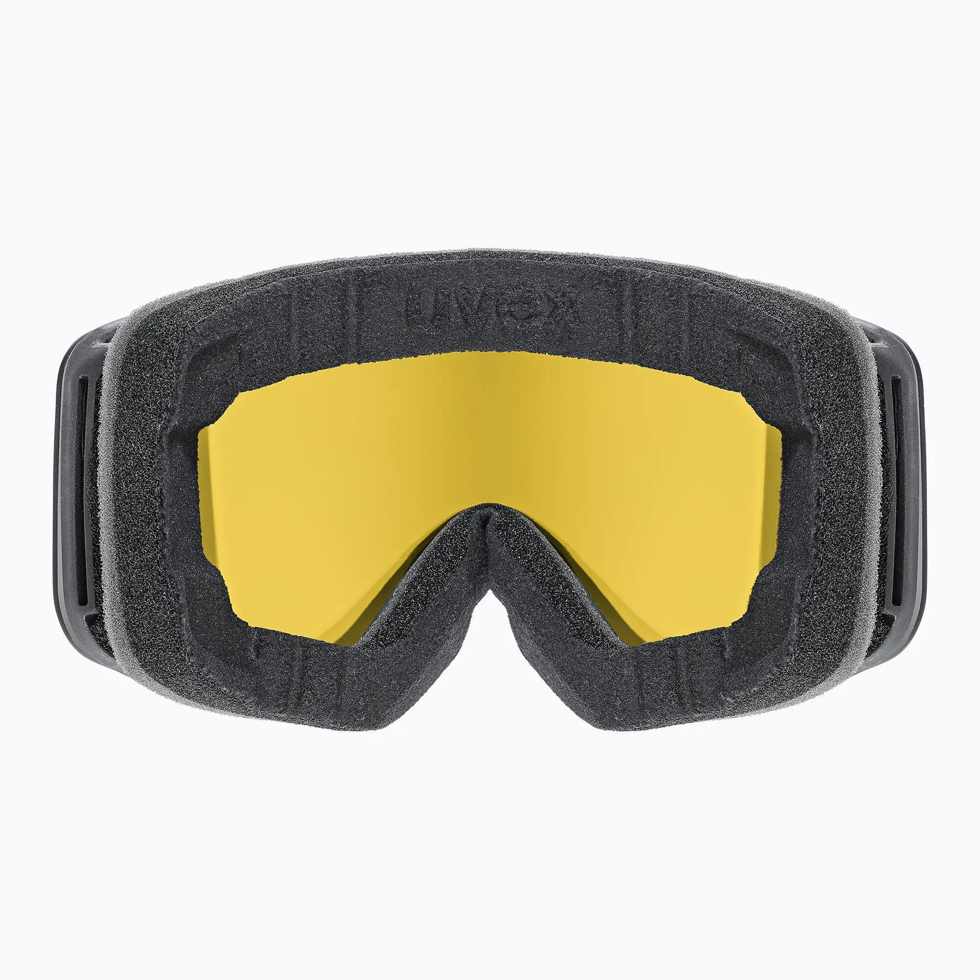 Masque uvex pwdr FM black matt dl/green-clear 3/5