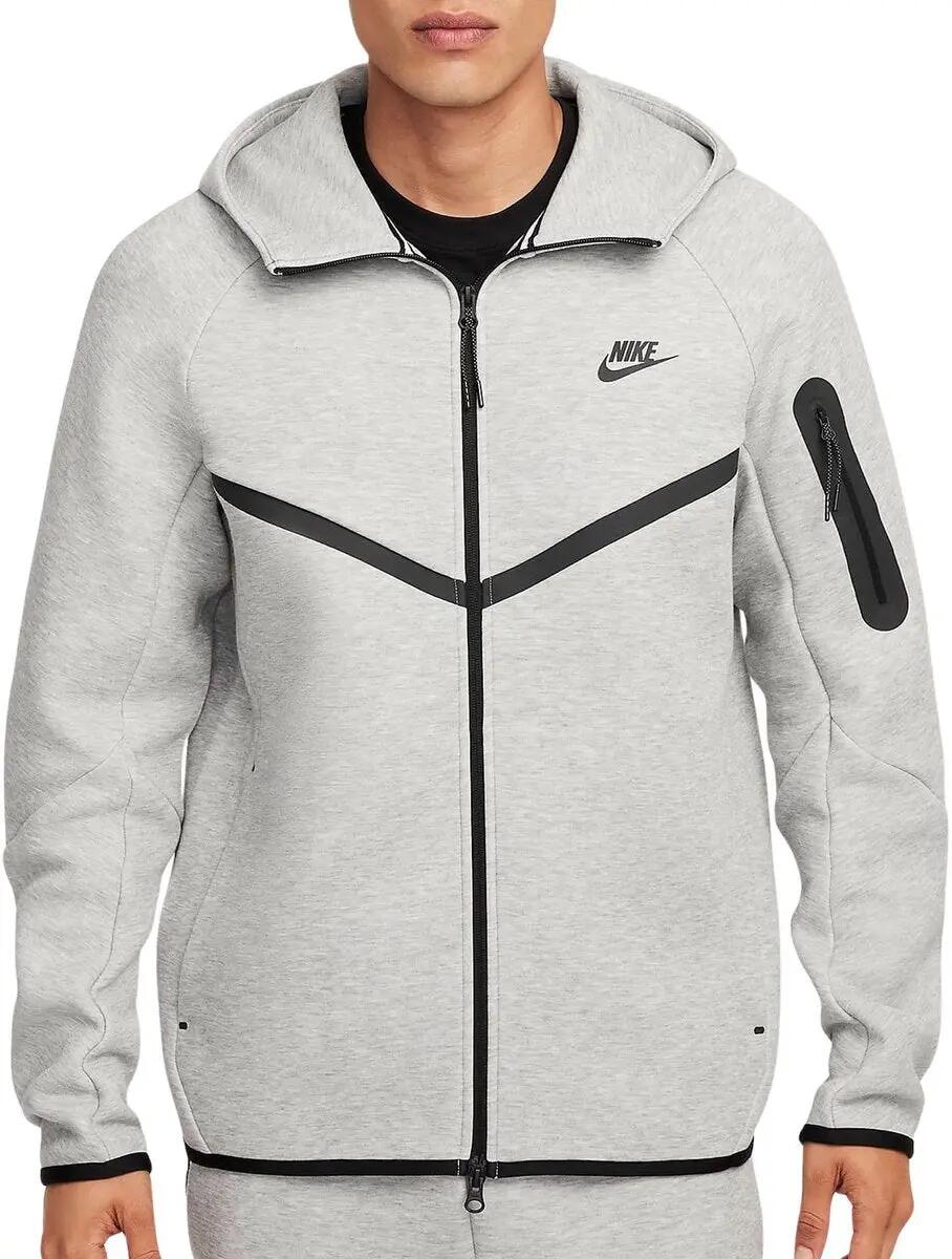 Nike Tech Fleece Full-Zip Hoodie Heren Donkergrijs 7/7