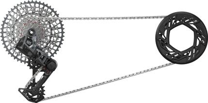 Groupe Sram GX T-Type Eagle AXS E-MTB BCD104 34 Dents 12V Noir (Sans Manivelles
