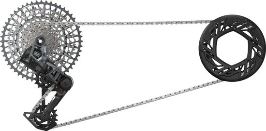 Groupe Sram GX T-Type Eagle AXS E-MTB BCD104 34 Dents 12V Noir (Sans Manivelles