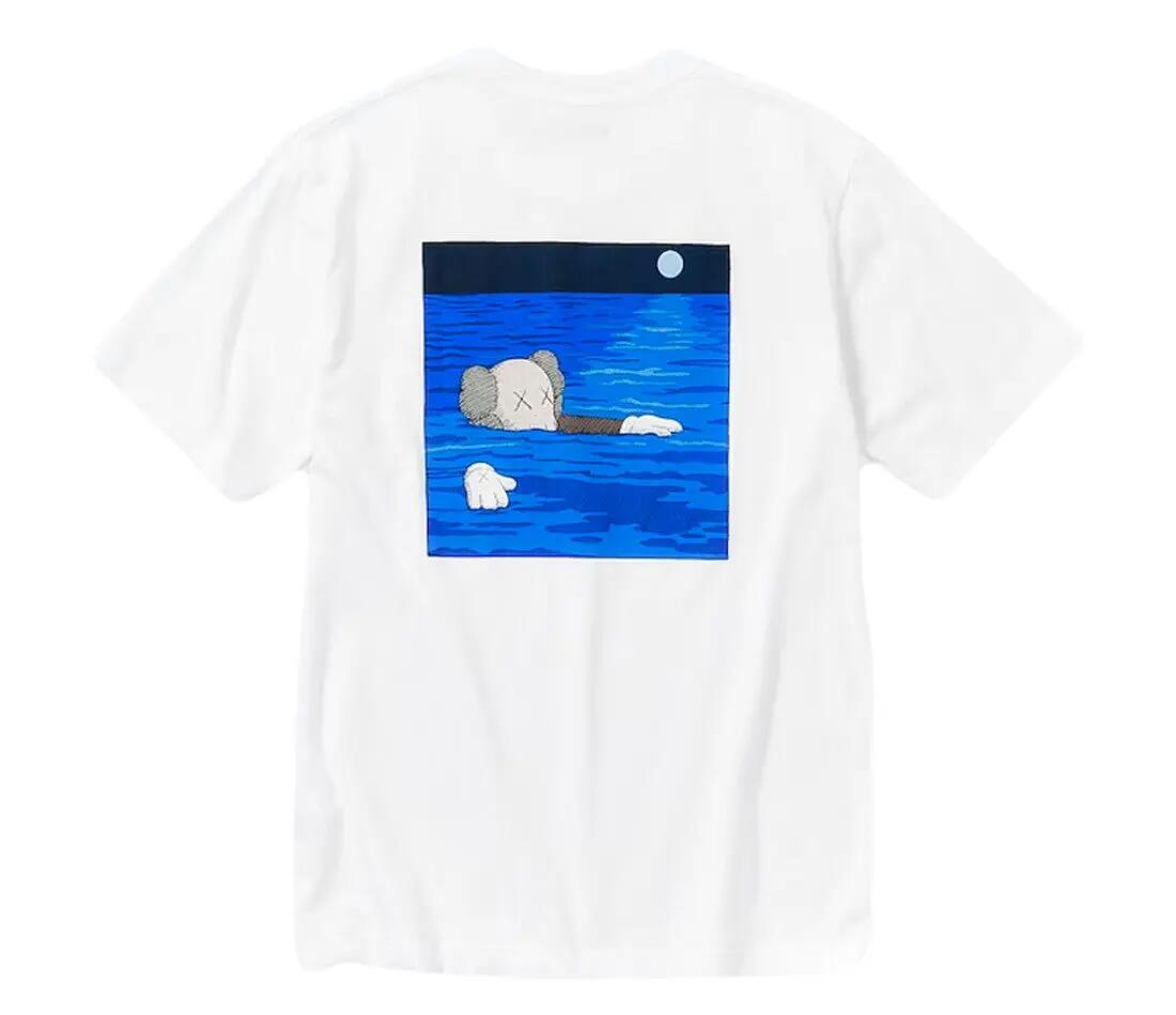T-Shirt Kaws X Uniqlo Ocean White FW23 3/7
