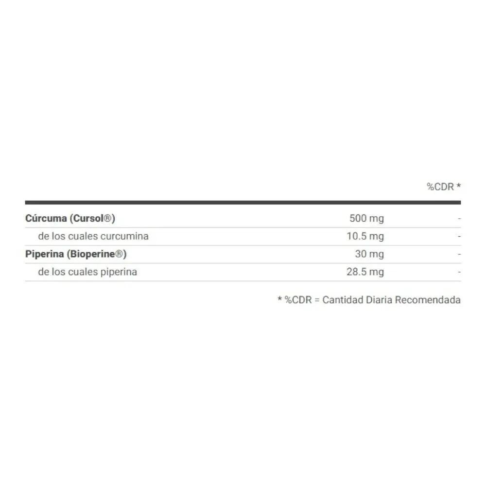 Complemento de cúrcuma - Deportistas - 60 cápsulas vegetales 2/2
