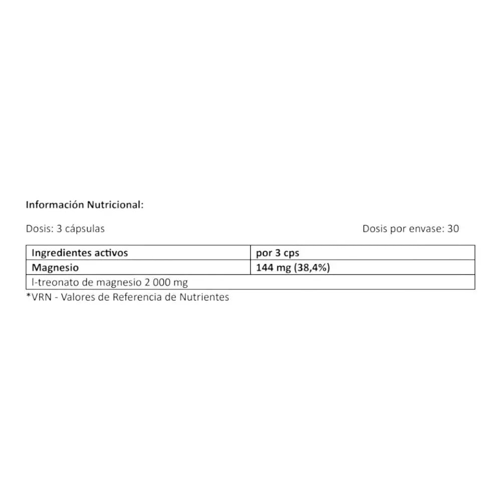 Magtein magnesium l-threonate - 90 capsules de Amix Nutrition 2/5