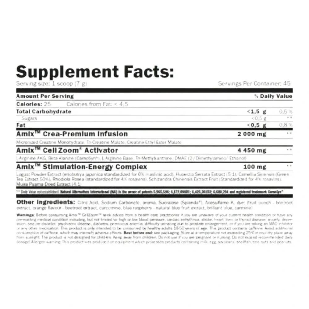Cellzoom - 315g Mirtilo da Amix Nutrition 2/5