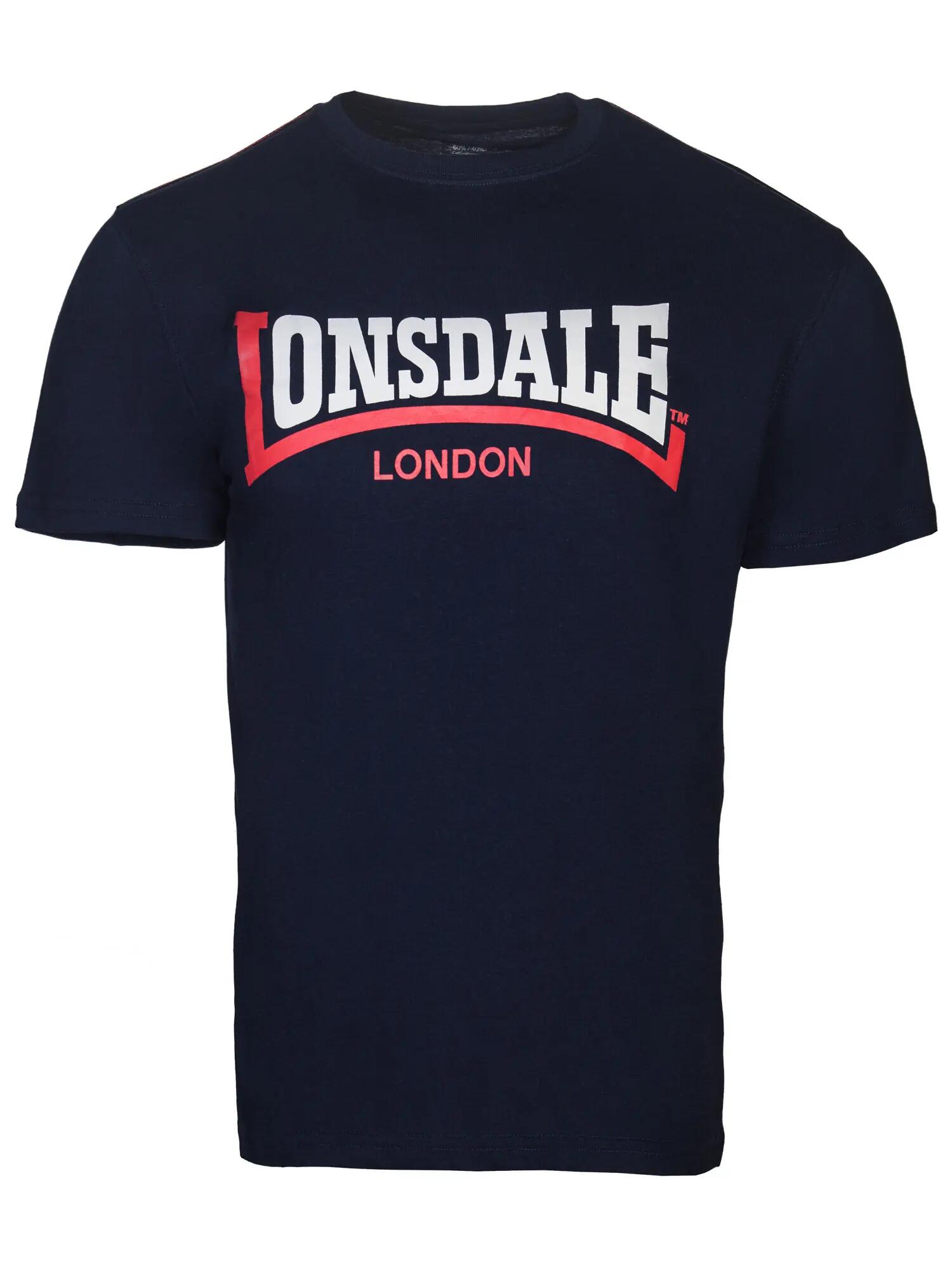 LONSDALE Heren-T-shirt normale pasvorm TWO TONE 2/5