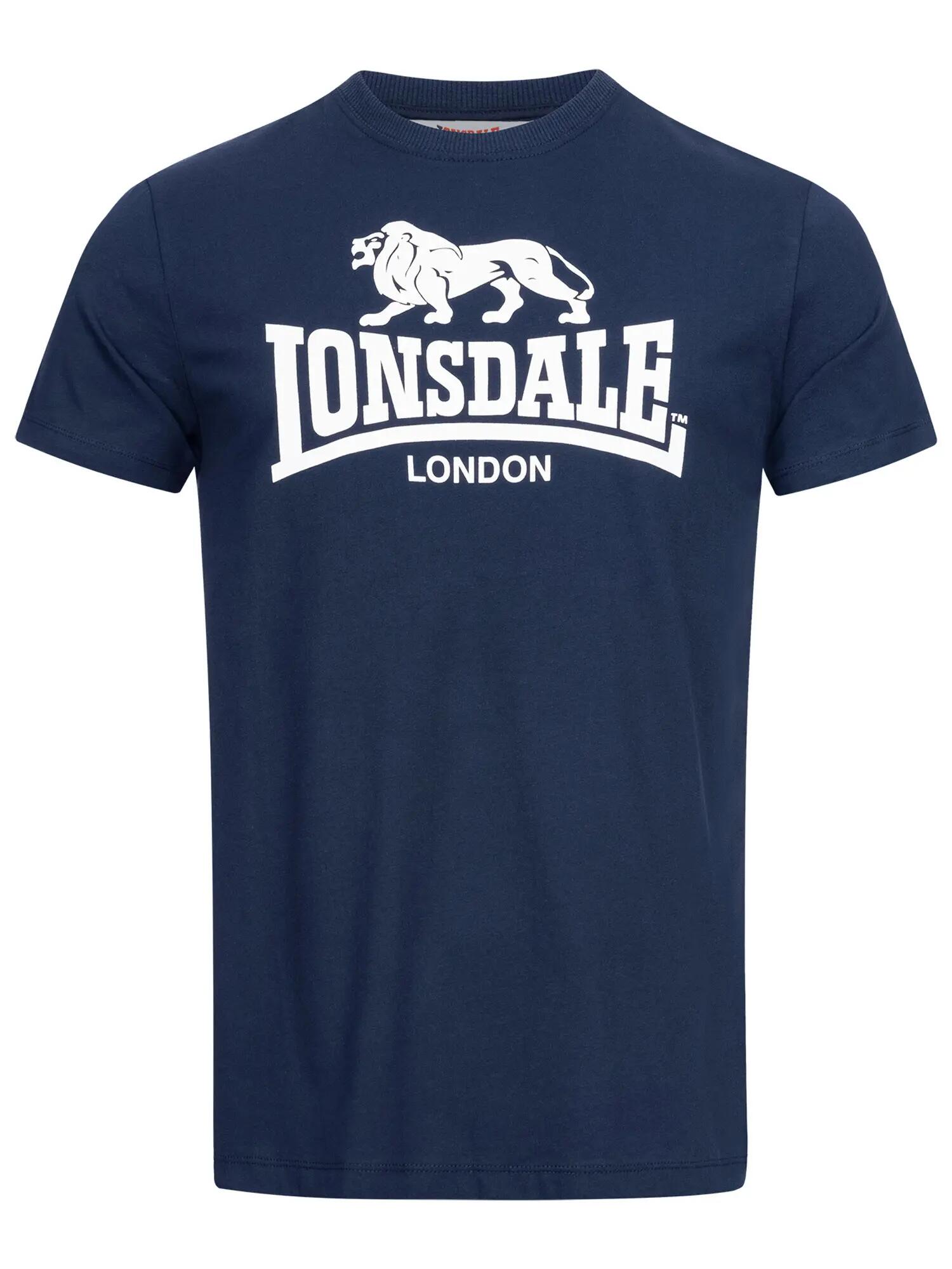 Camiseta Hombre Lonsdale azul 2/5