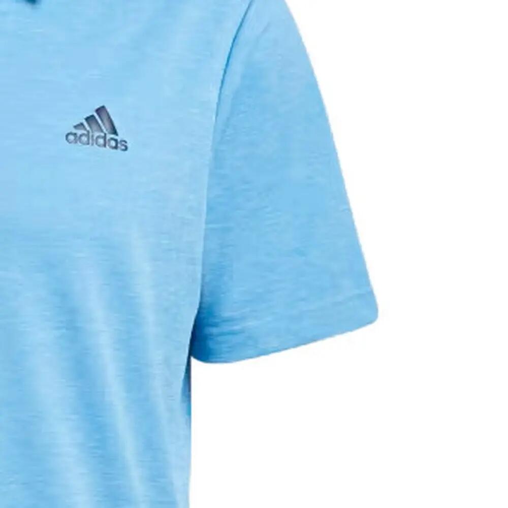 T-shirt adidas Polo-shirt Performance Drive Heather, Bleu, Hommes 3/3