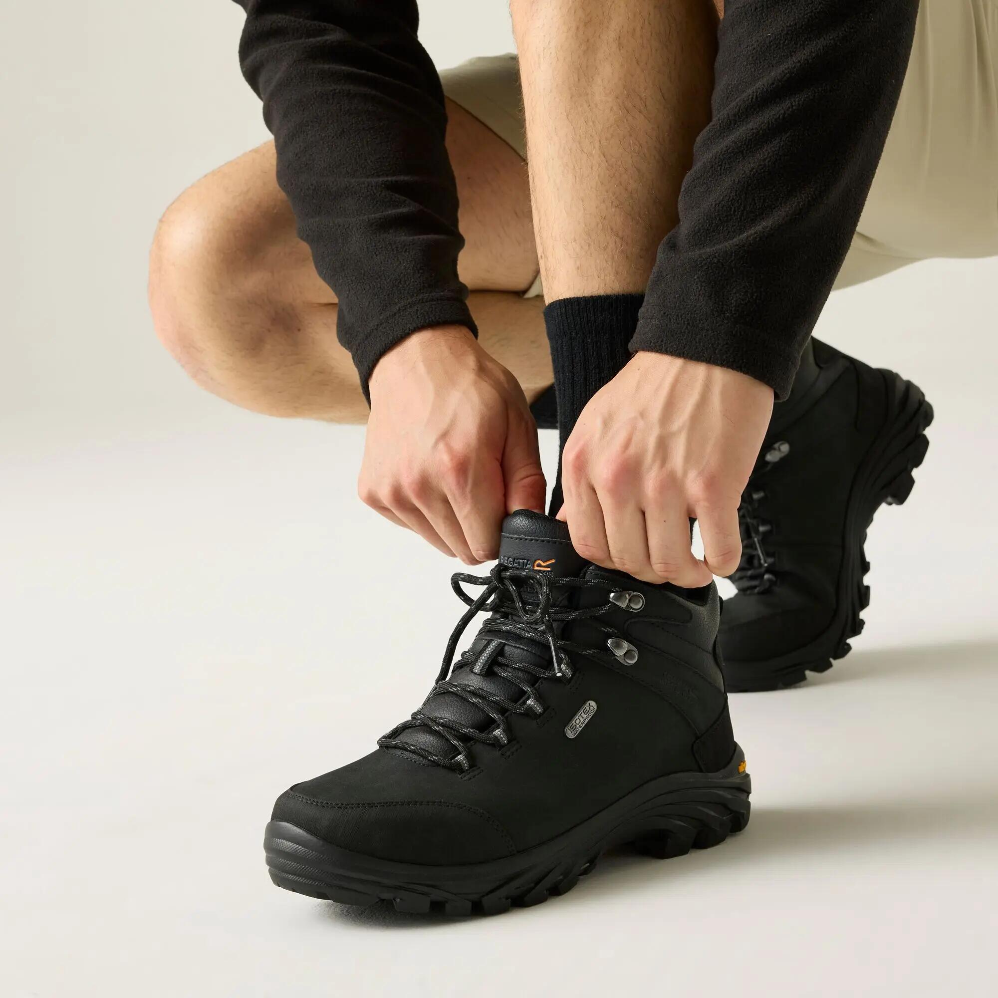 Burrell Leather férfi vízálló vibram túrabakancs 4/13