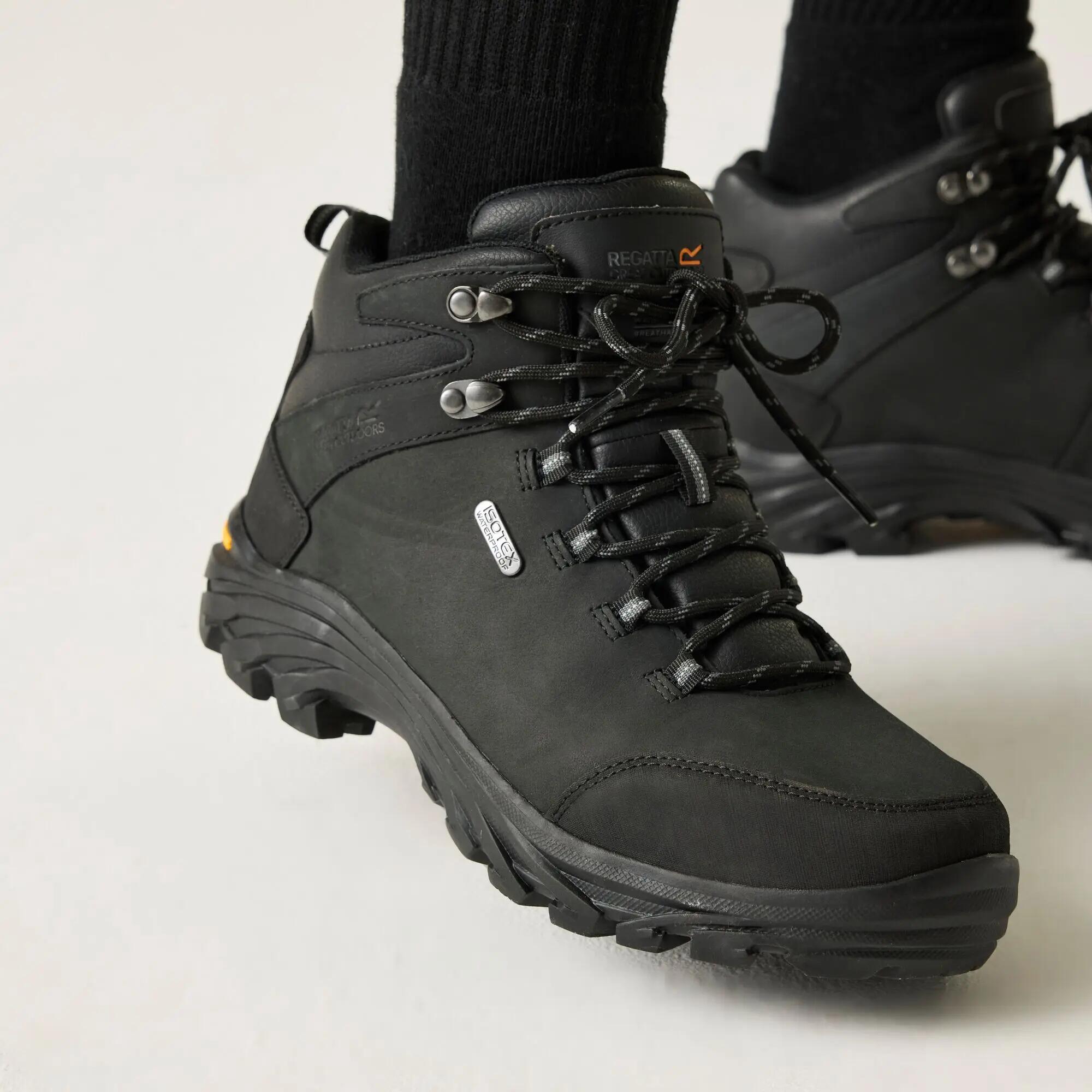 Burrell Leather férfi vízálló vibram túrabakancs 2/13
