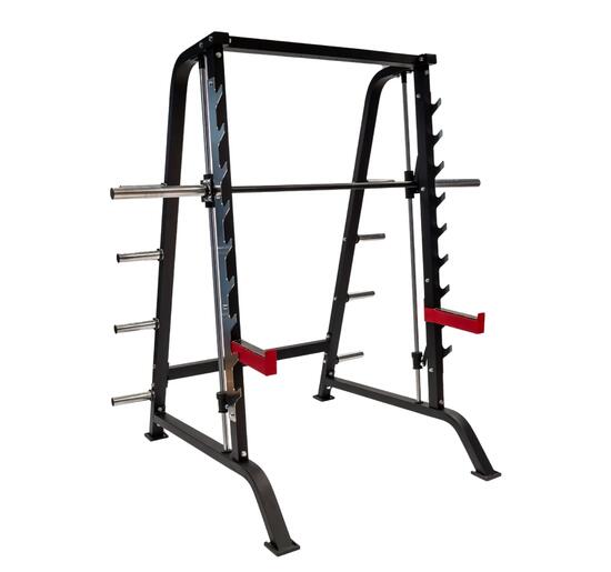 Smith Machine avec Rack SM2000 – Charge 350 kg – Disques 50 mm