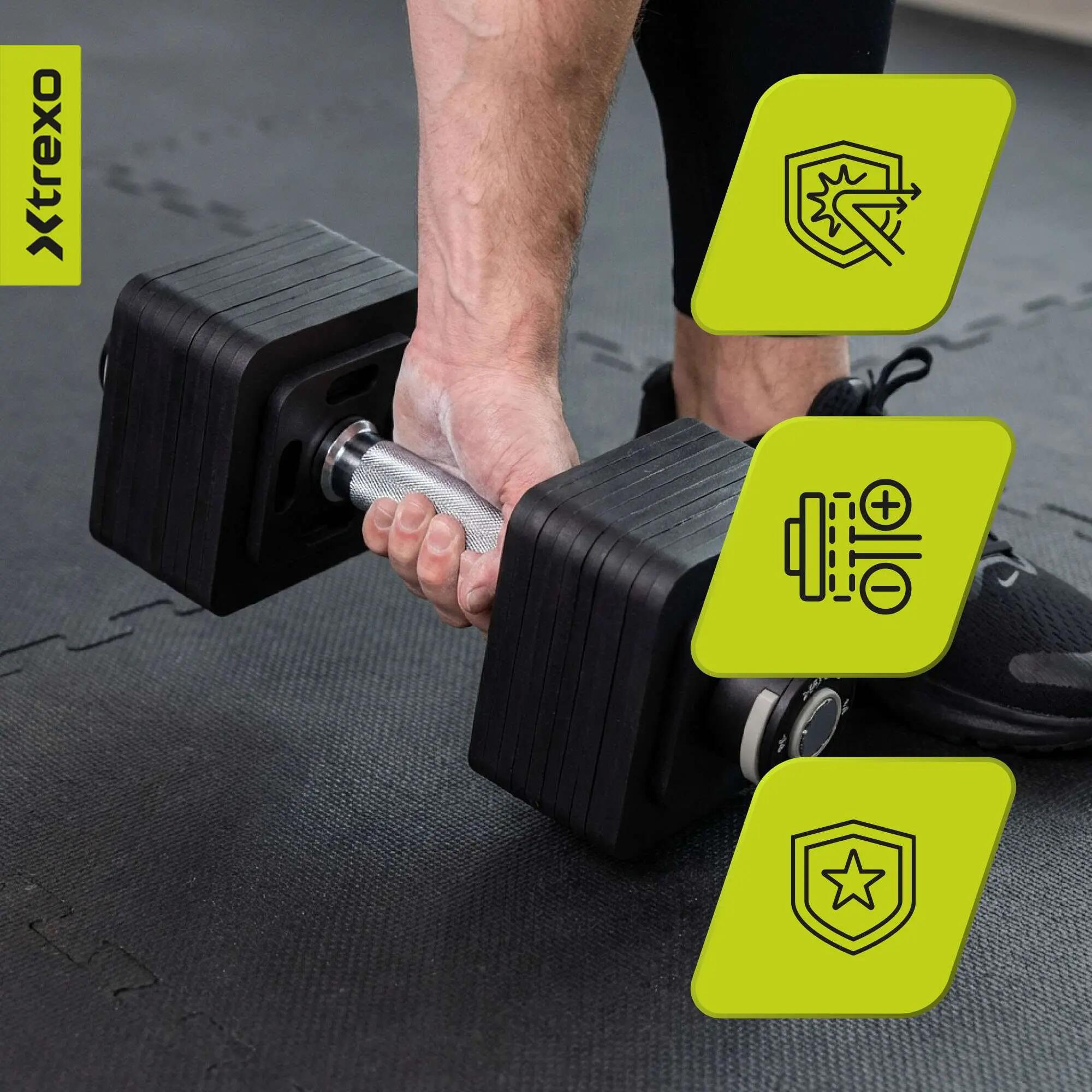 Verstelbare dumbbell XTREXO 8/8