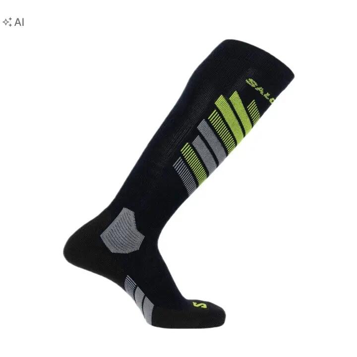 Skarpety narciarskie dla dorosłych SALOMON S/MAX R+L Thermo z wełną merino 1/4