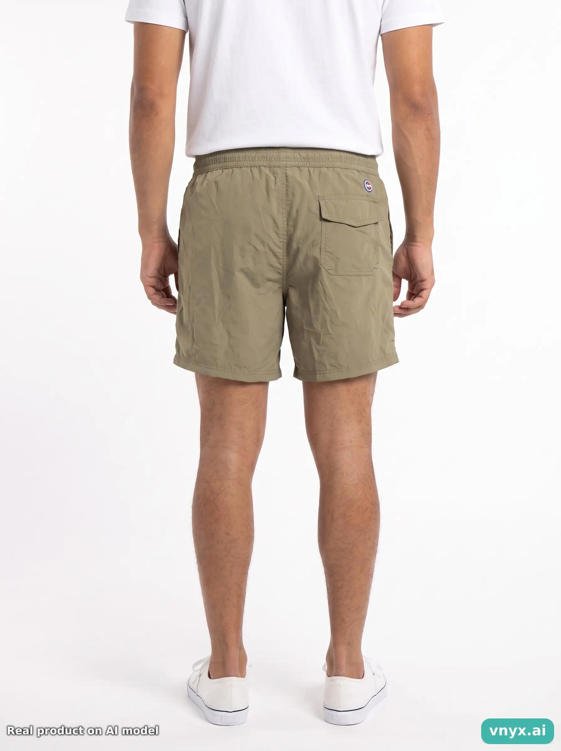 Second Life - Vintage COLMAR Olive Shorts Men W32 5/5