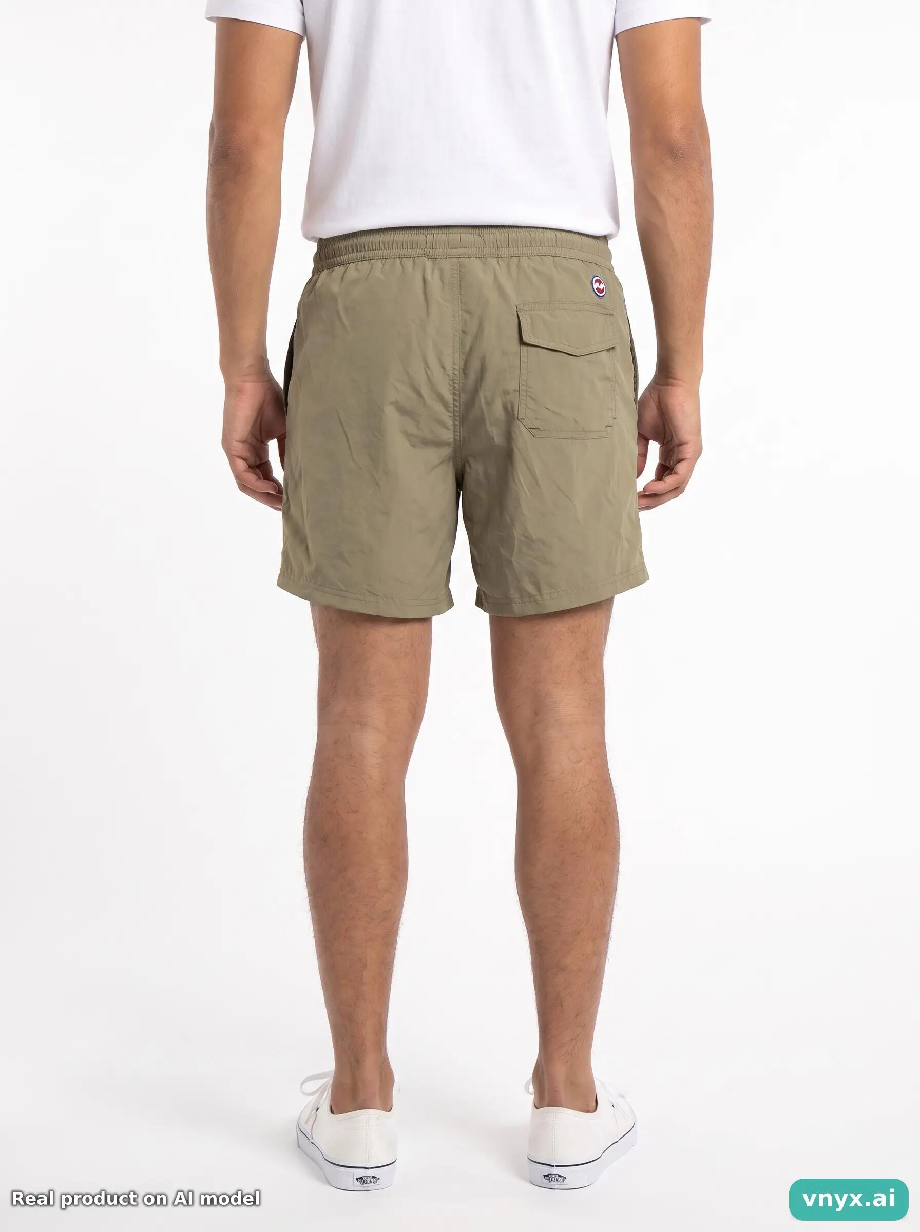 Second Life - Vintage COLMAR Olive Shorts Men W32 2/5
