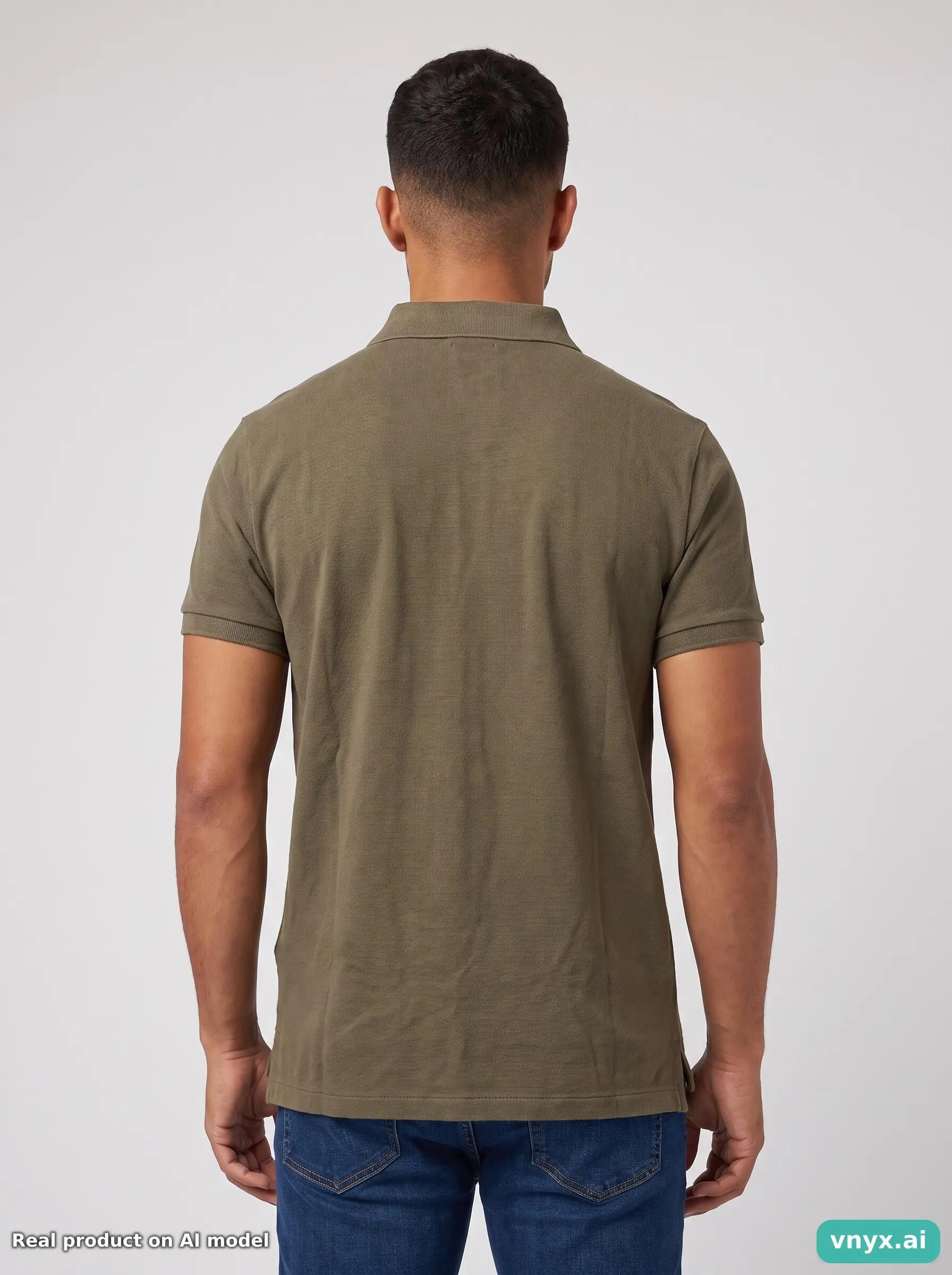 Second Life - Vintage Polo By Ralph Lauren Olive Polo Shirt Men M 2/5