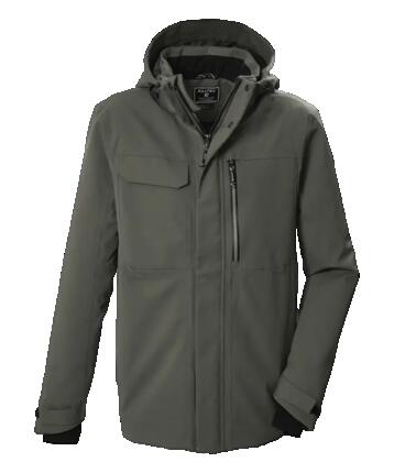 Herren Jacke Funktionsjacke mit abzippbarer Kapuze
