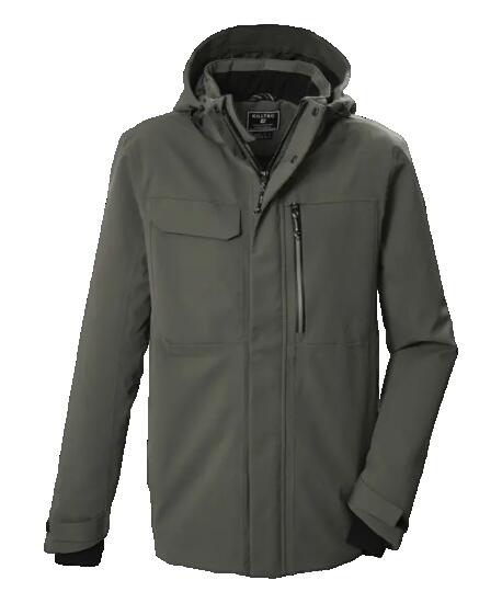 Herren Jacke Funktionsjacke mit abzippbarer Kapuze